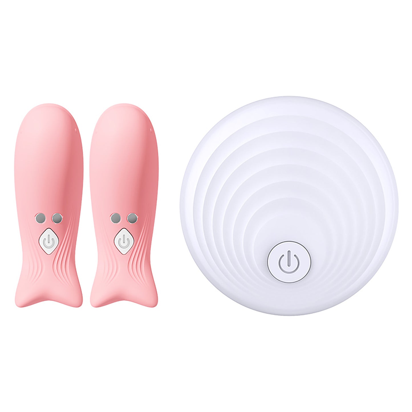 Pinces à tétons réglables vibrantes et électro rechargeables, jouets sexuels roses