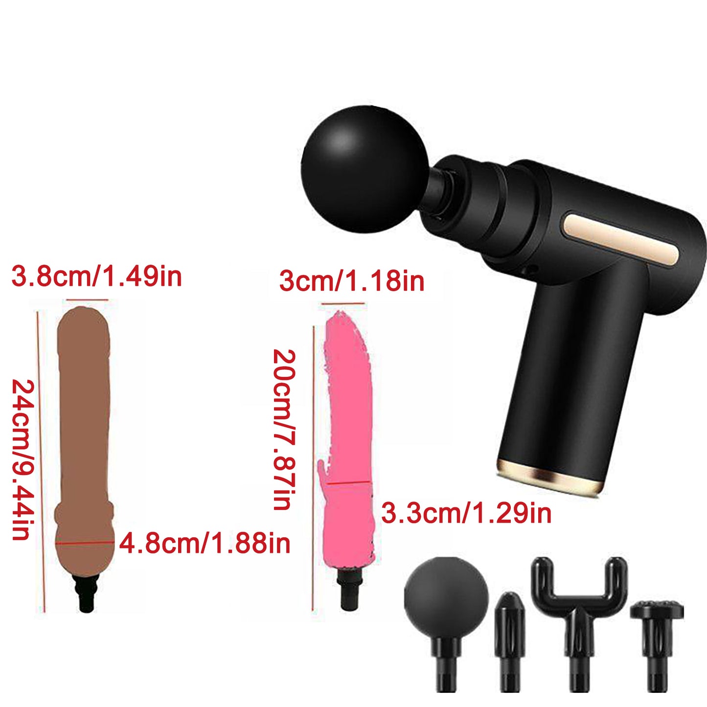 Sex toy massager high speed multi-frequency massage gun fascial machine toy women men vibrator dildo adult products 18+