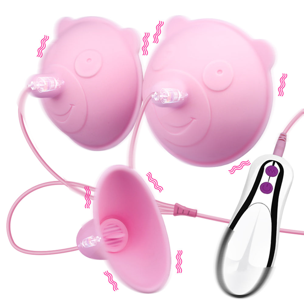 Brustmassage Brustgefüttertes Sexspielzeug Vibrator Nippelsauger Stimulation Lecken Liebkosen Mehrere Saugwaren für Erwachsene