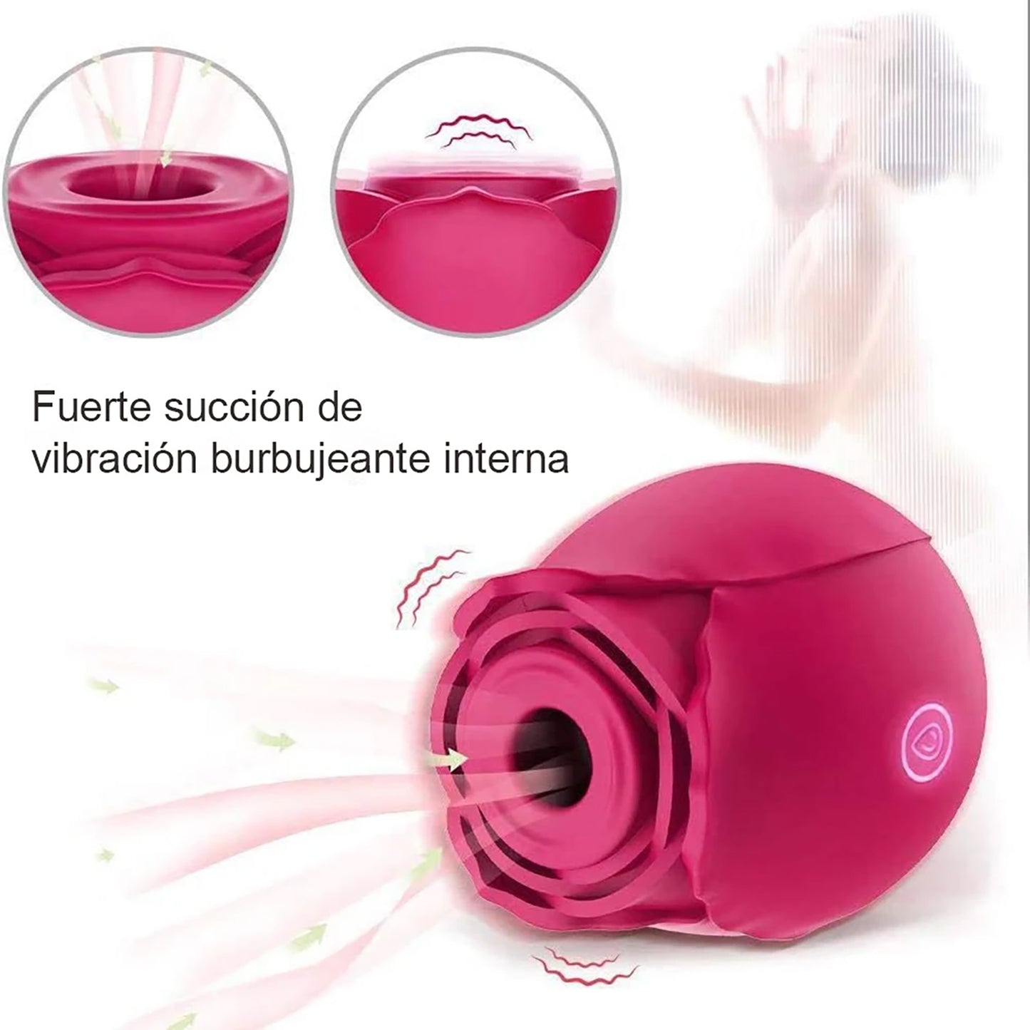 Vibromasseur Rose, jouet de léchage de langue clitoridienne, Mini petits vibrateurs avec 7 Modes et 7 vibrations puissantes, 18 + meilleurs étanches