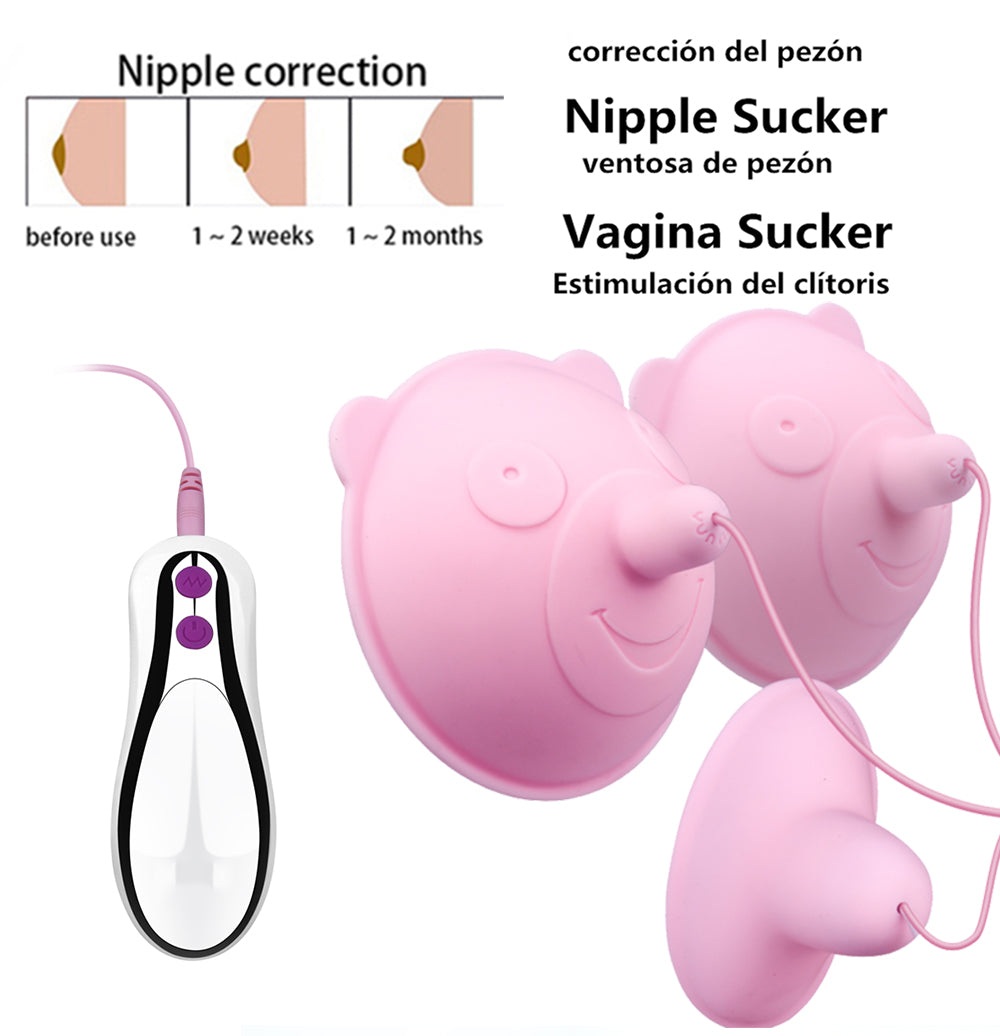Brustmassage Brustgefüttertes Sexspielzeug Vibrator Nippelsauger Stimulation Lecken Liebkosen Mehrere Saugwaren für Erwachsene