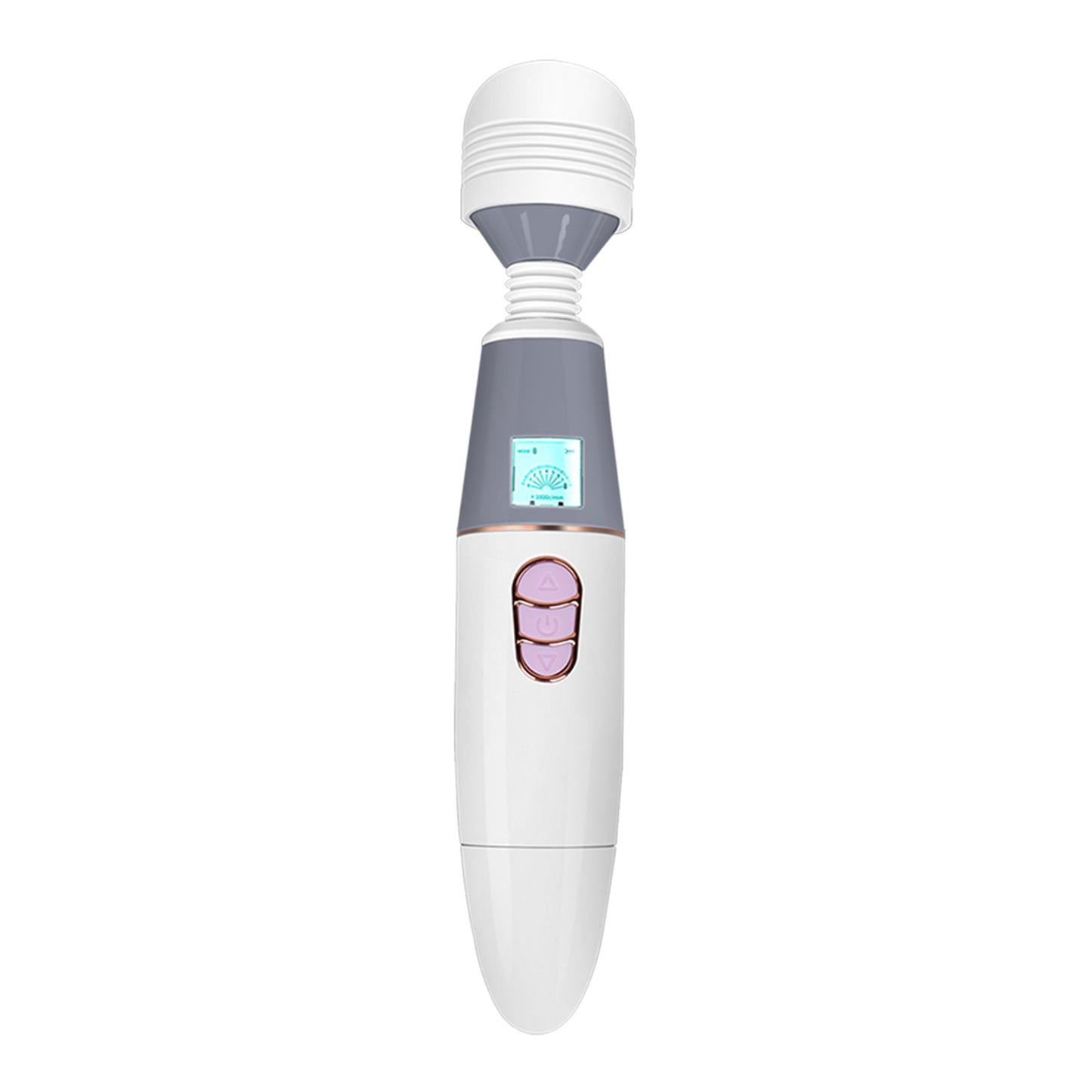 New Powerful AV Magic Wand Vibrator Clitoral Stimulation G-Spot Massage USB Rechargeable Adult Toy with LCD Display