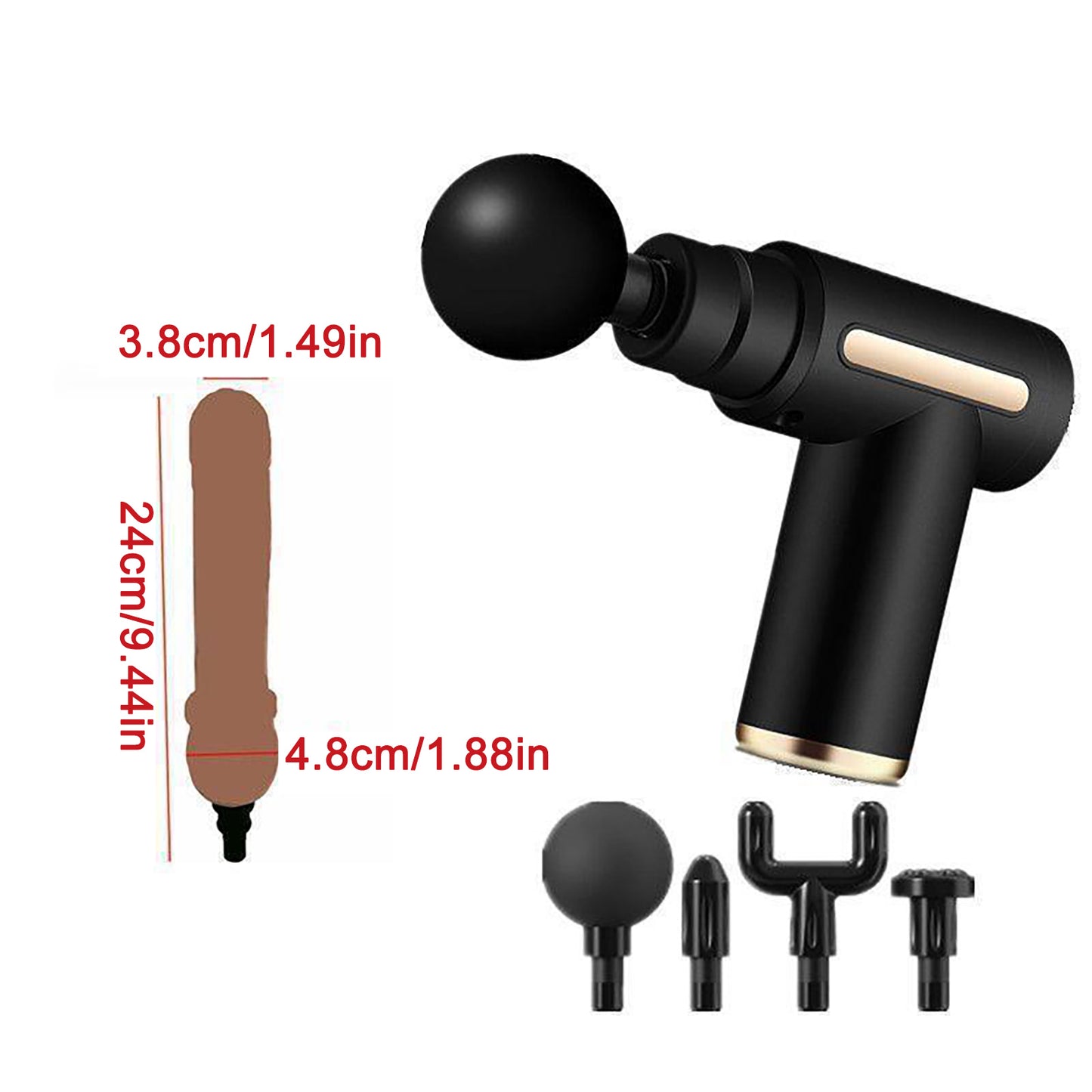Sex toy massager high speed multi-frequency massage gun fascial machine toy women men vibrator dildo adult products 18+