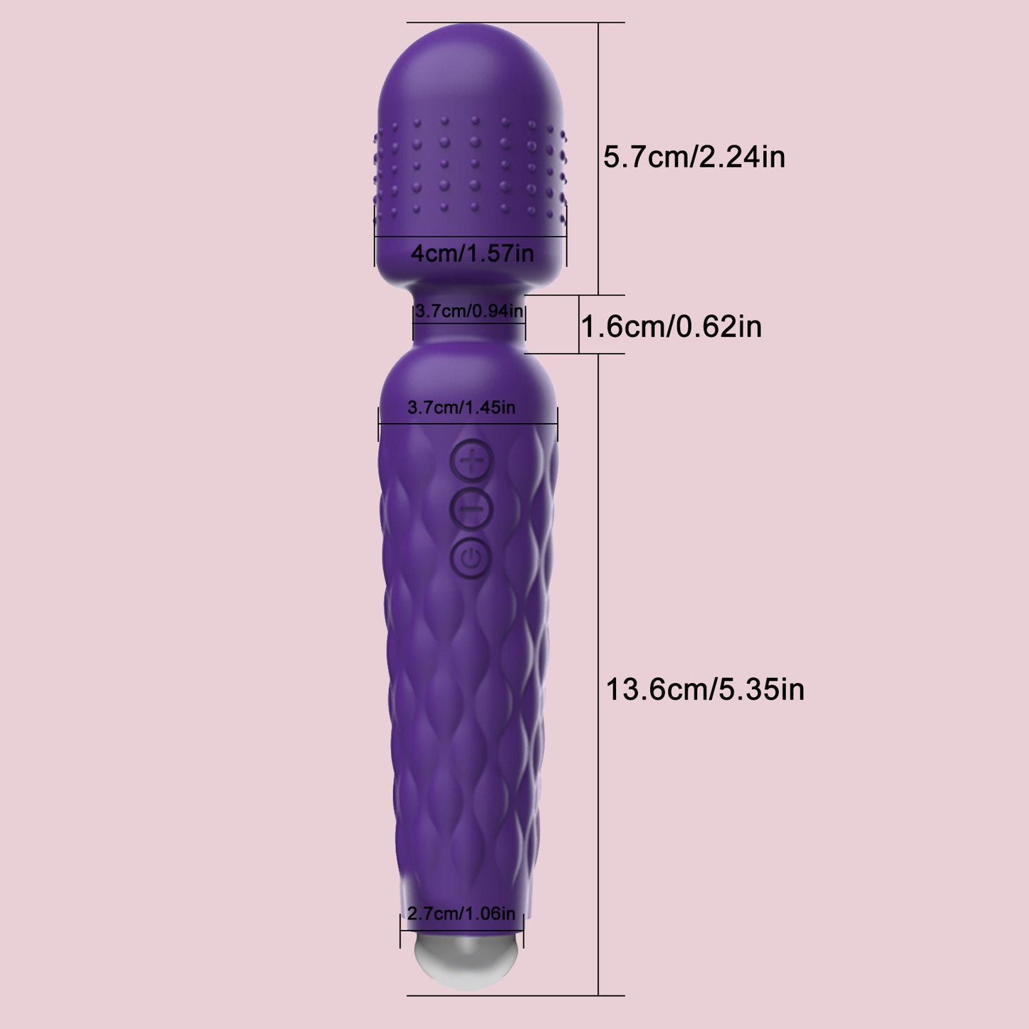 Waterproof 12-Function Multi-Speed Rechargeable AV Magic Vibrating Wand Massager Sex Toys for Women Adult Product G Spot