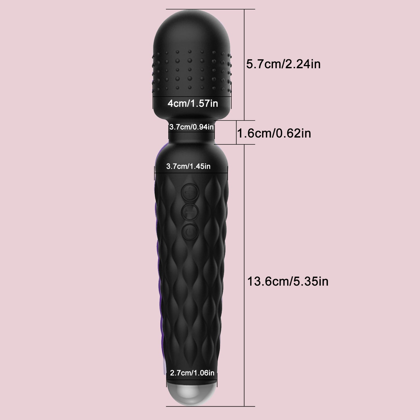 Waterproof 12-Function Multi-Speed Rechargeable AV Magic Vibrating Wand Massager Sex Toys for Women Adult Product G Spot