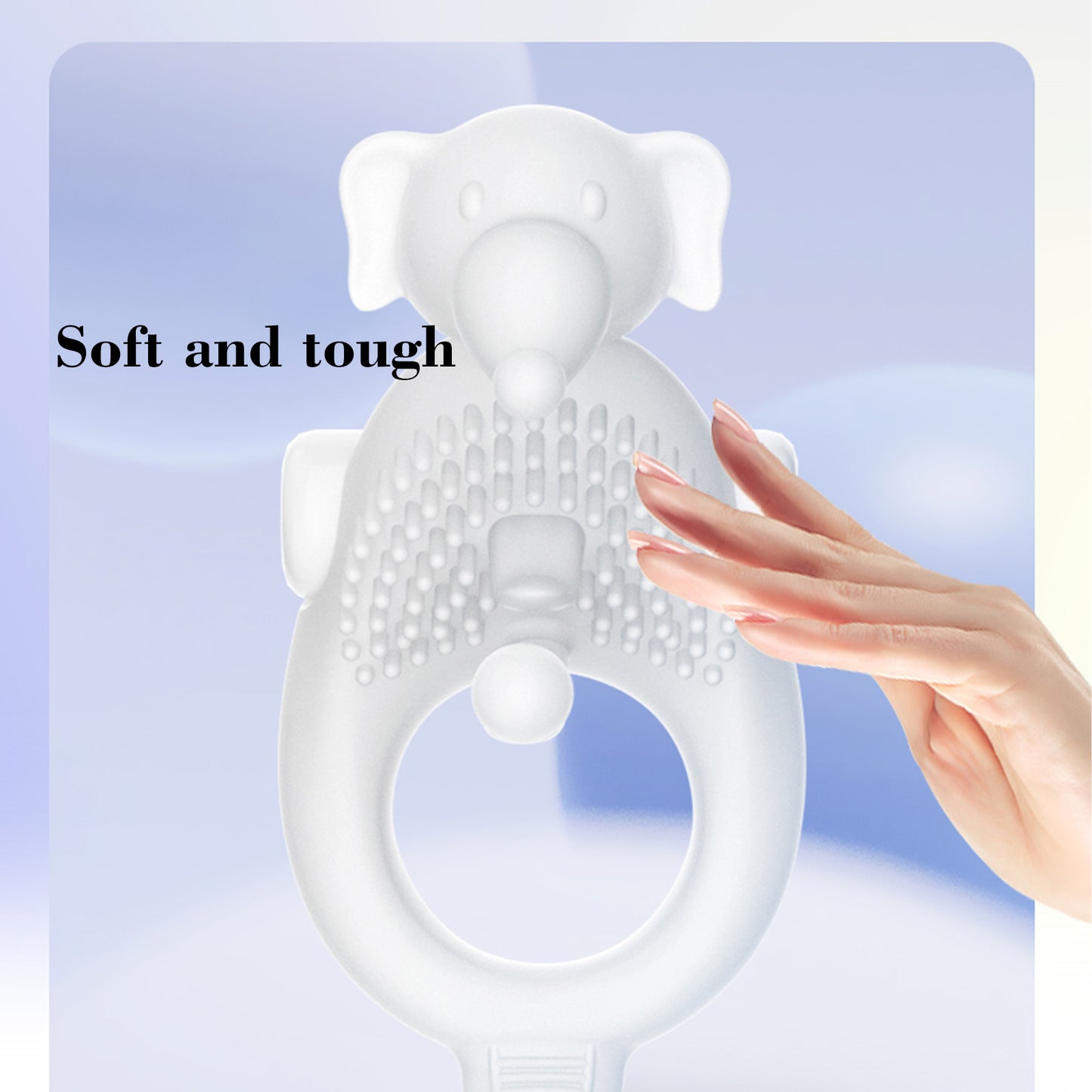 Baby Elephant Vibrating Penis Ring Semen Remote Control Male Sperm Locking Vibrator Men's Delay