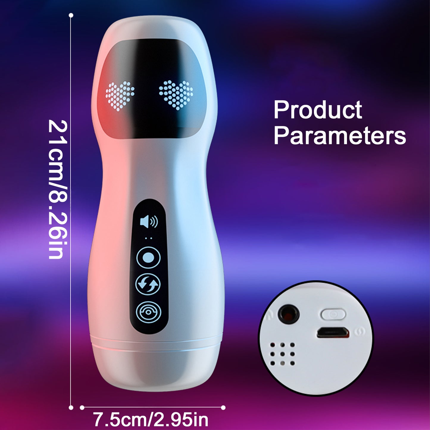 Waterproof Heated Electric Automatic Masturbators - Sucking Masturbator Sex Toys For Male