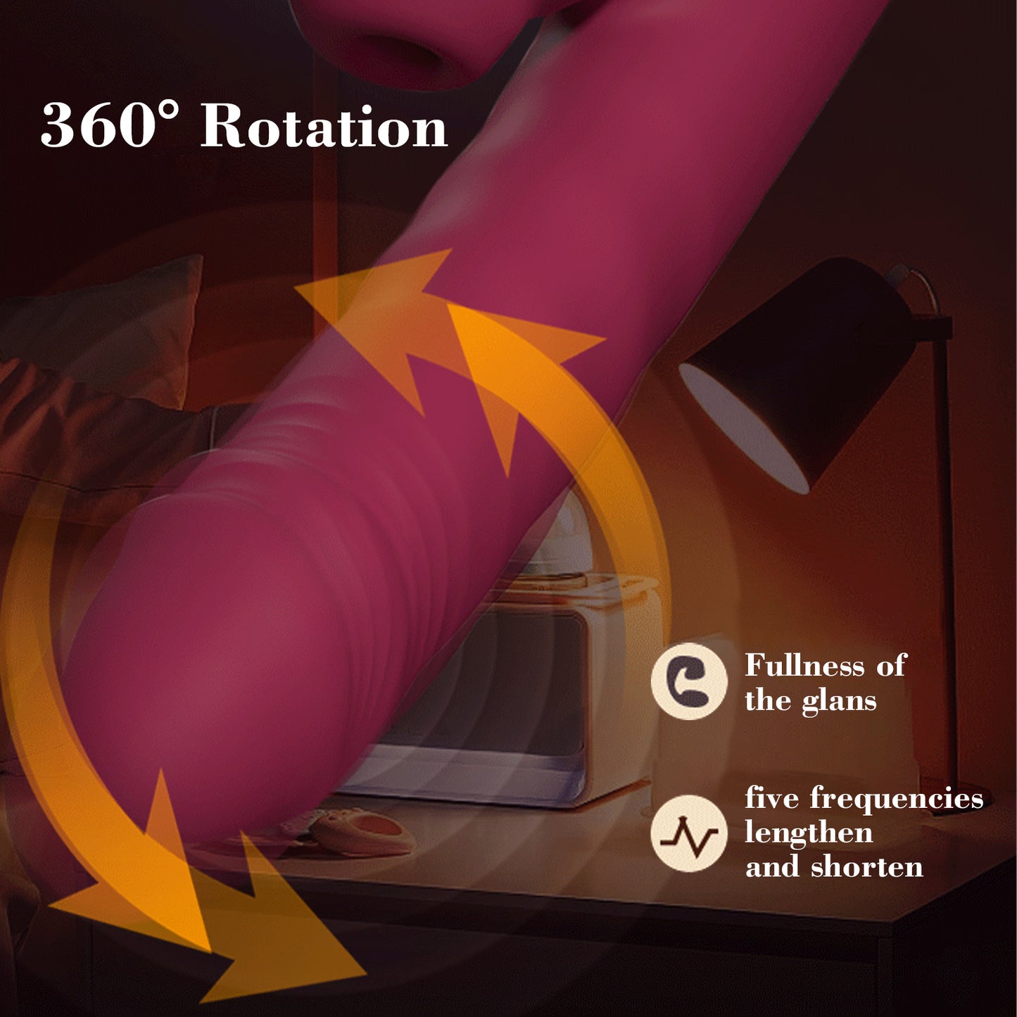 Vibrating Stick for Women Vibration Spinning bead Telescopic Mantric Rechargeable