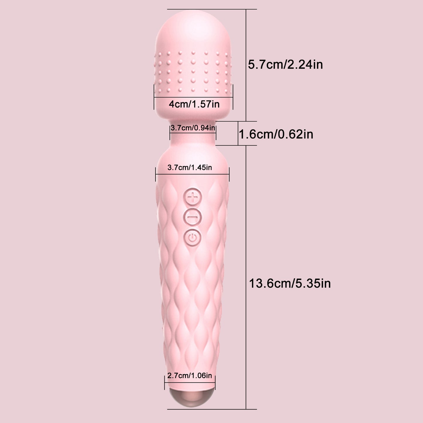 Waterproof 12-Function Multi-Speed Rechargeable AV Magic Vibrating Wand Massager Sex Toys for Women Adult Product G Spot