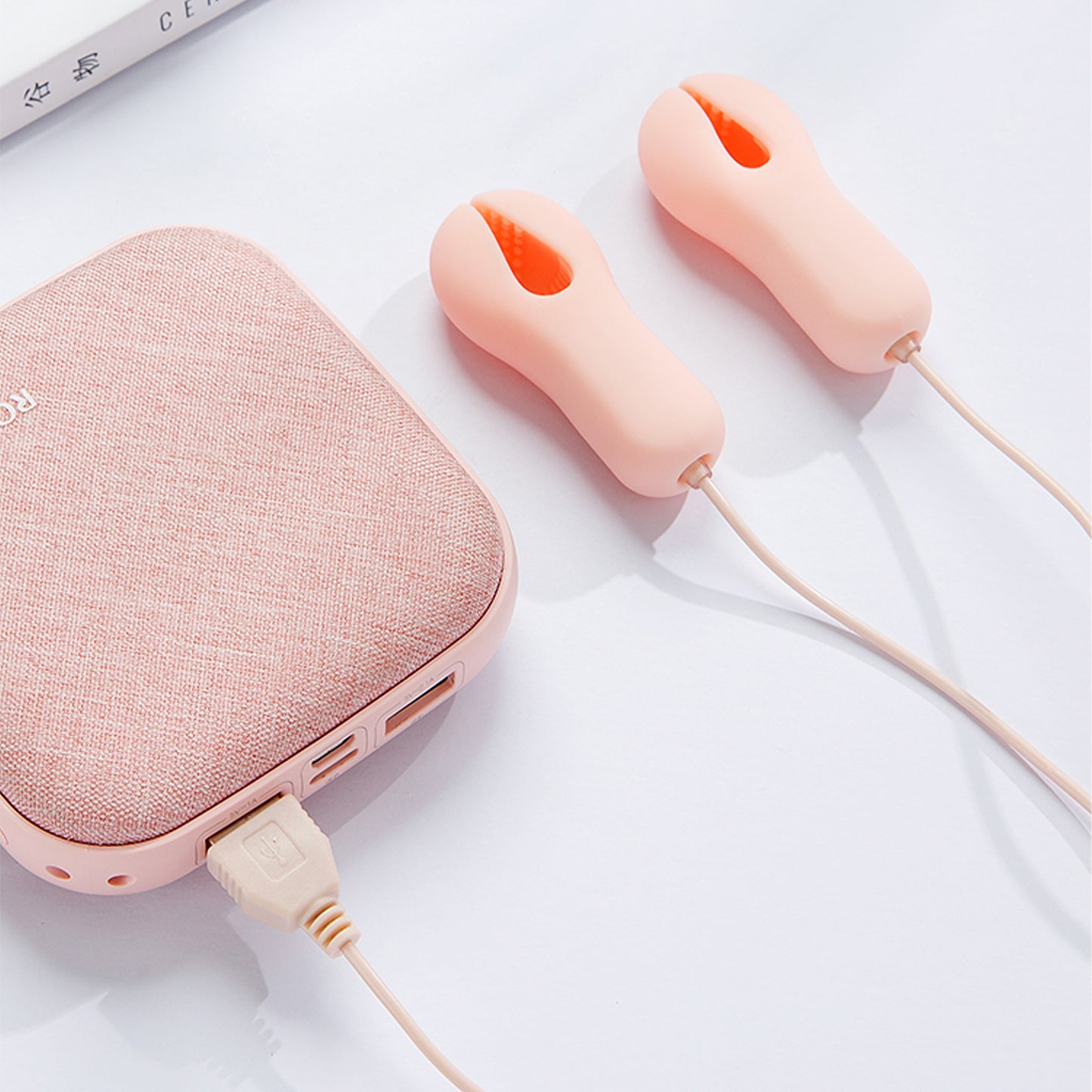 Ensemble de pinces à tétons électro vibrantes roses, jouets sexuels, jeux pour adultes, Machine de flirt érotique