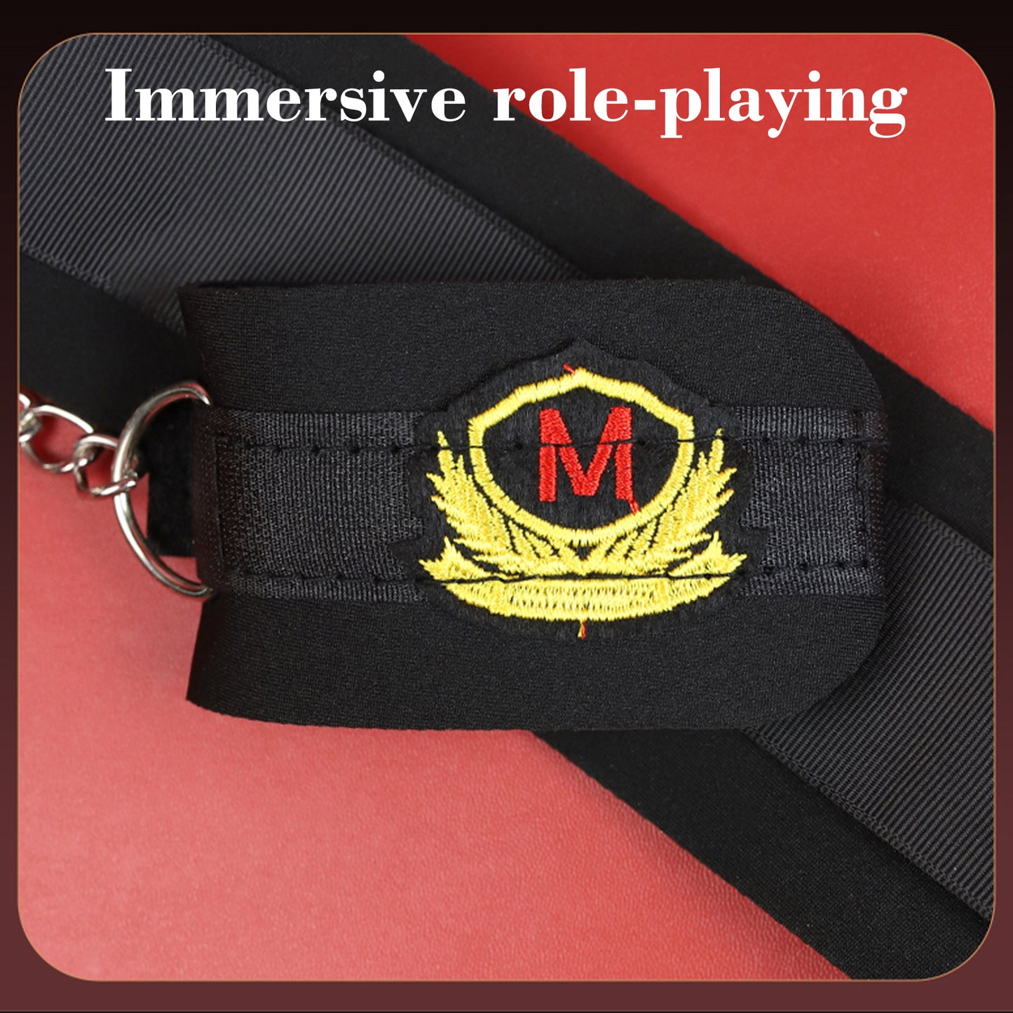 Sexual Bondage BDSM Kit Restraint - Upgraded 3-piece set of leg straps, blindfold, oral ball adult game sex toys for men and women couples