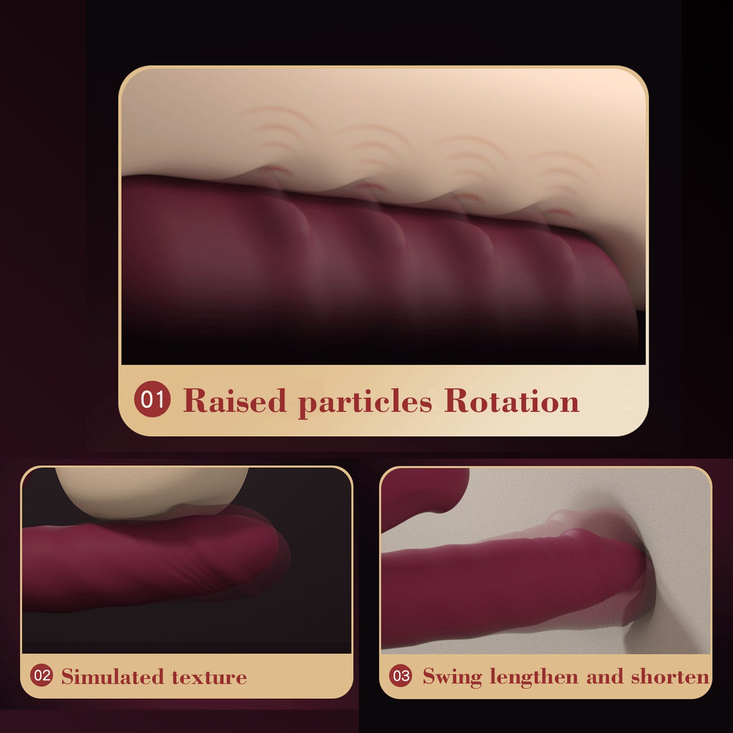 Vibrating Stick for Women Vibration Spinning bead Telescopic Mantric Rechargeable