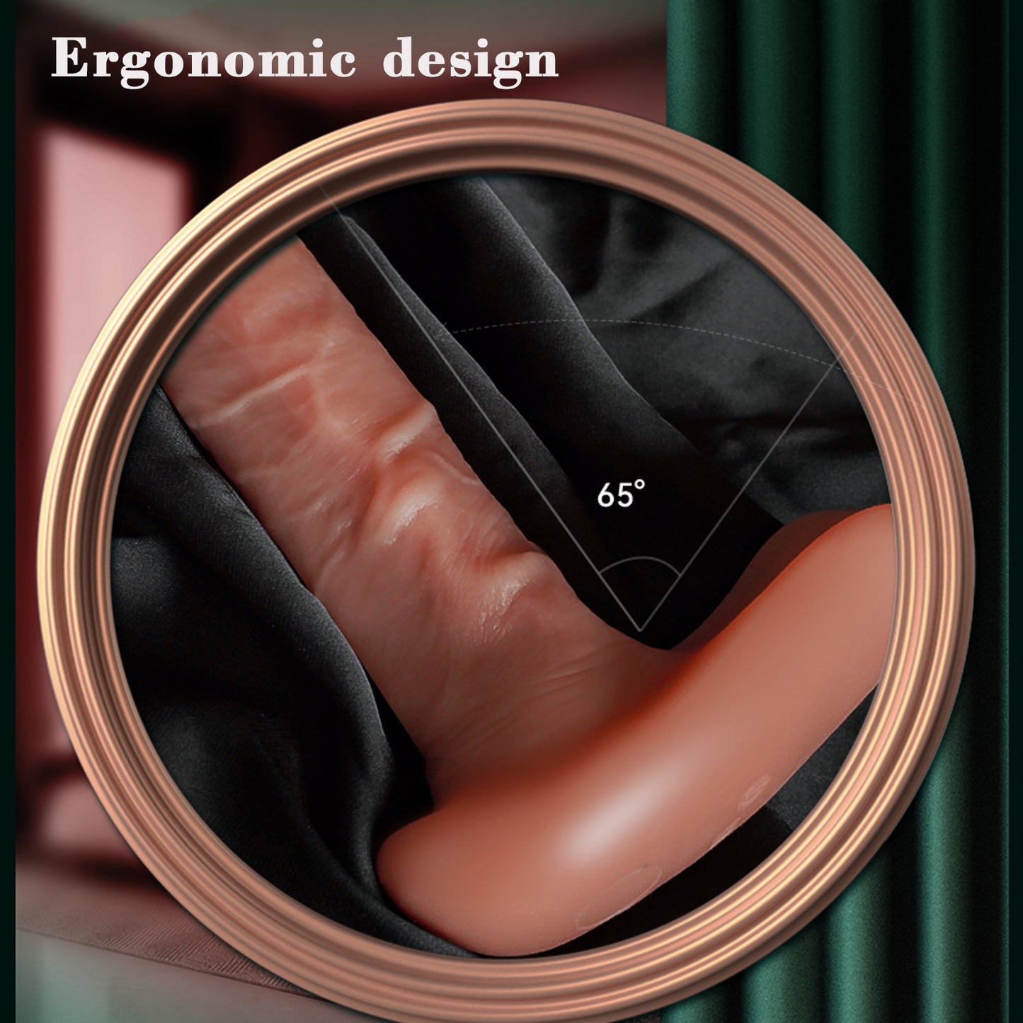 Realistic Remote Controlled Vibrating Thrusting Oversize Dildo Vibrator Adult Sex Toy for Women