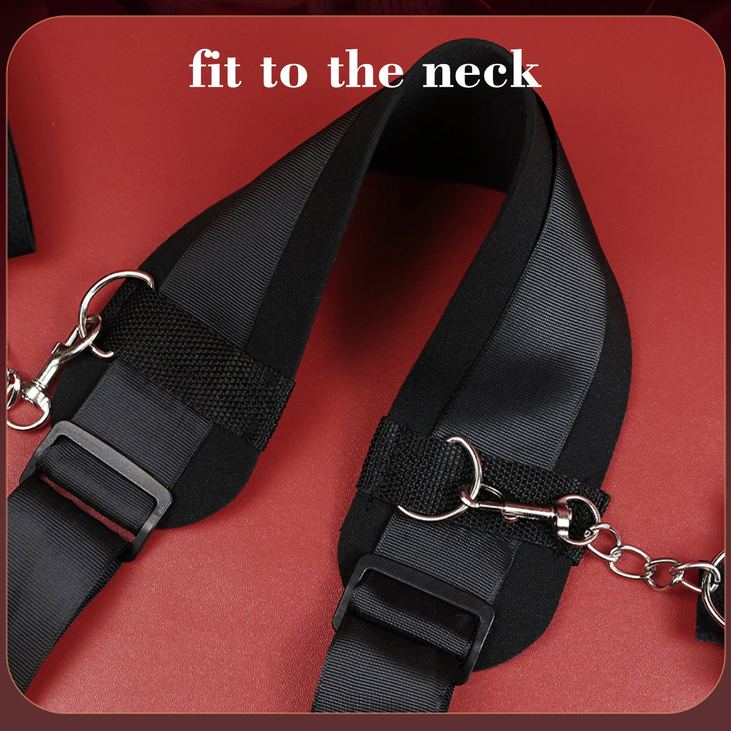 Sexual Bondage BDSM Kit Restraint - Upgraded 3-piece set of leg straps, blindfold, oral ball adult game sex toys for men and women couples