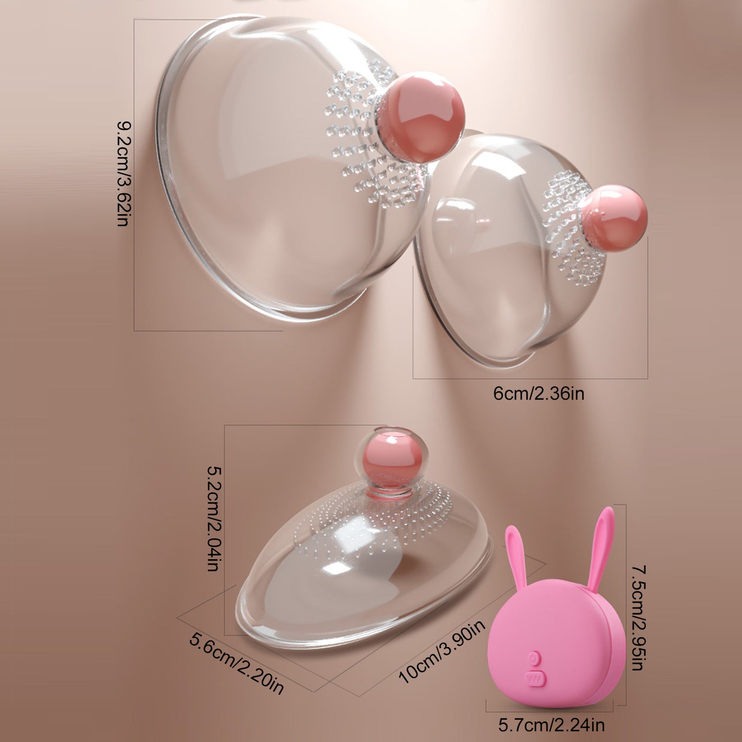 Stimulation du mamelon masseur de sein télécommandé plaisir féminin Brest vibrateur tasse