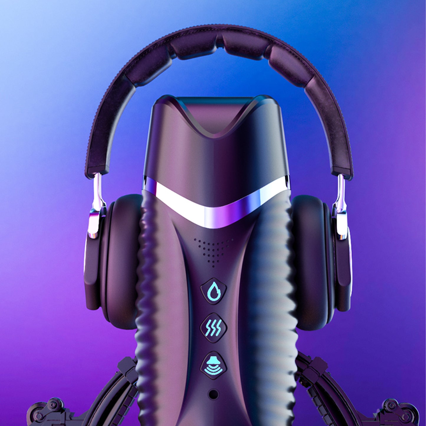Realistic Double Head Automatic Male Masturbator Cup Penis Pussy Vagina Textured Sex toys