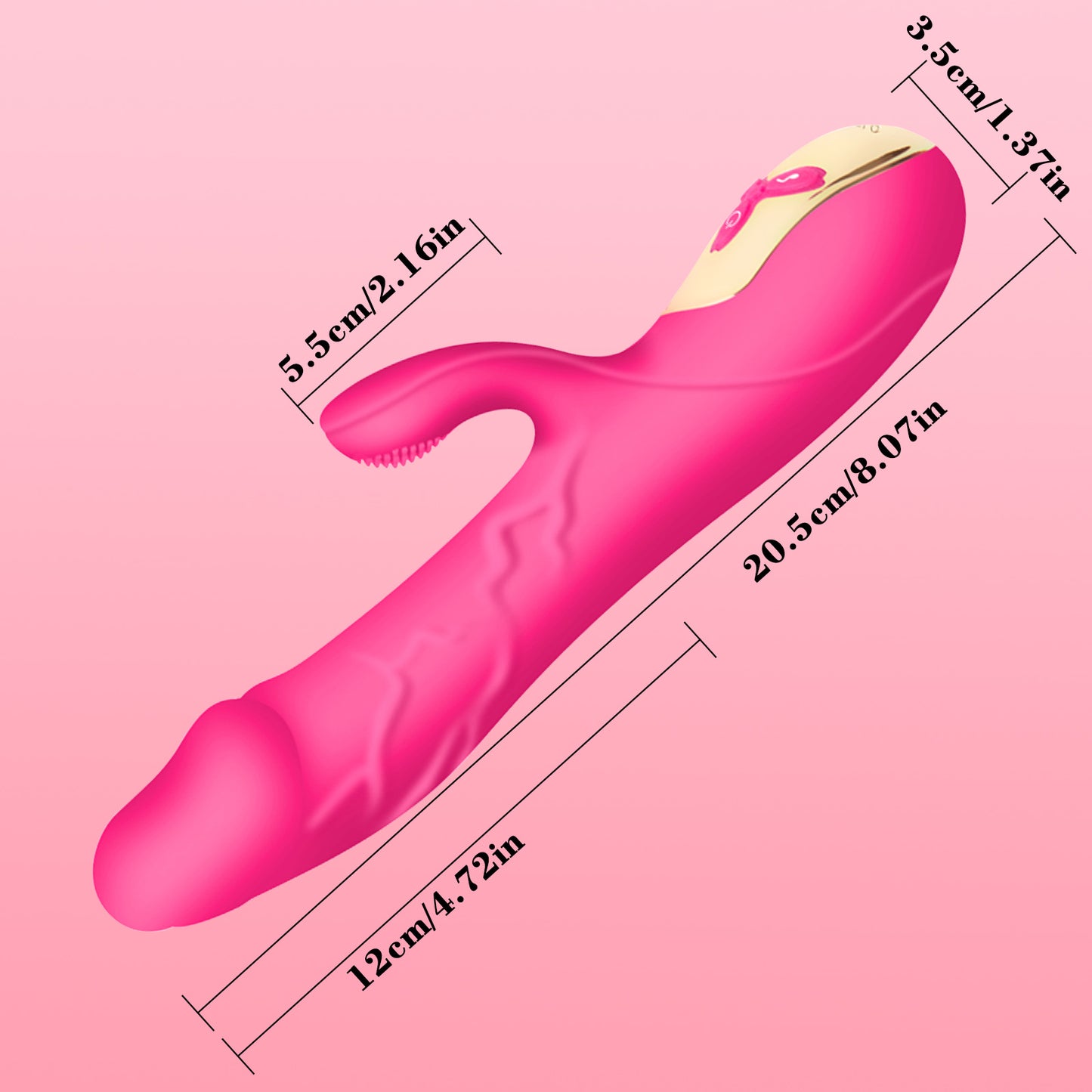 Thrusting Dildo Vibrator Clitoral Waterproof Rechargeable Vibrator Motor Stimulator Adult Sex Toys For Women