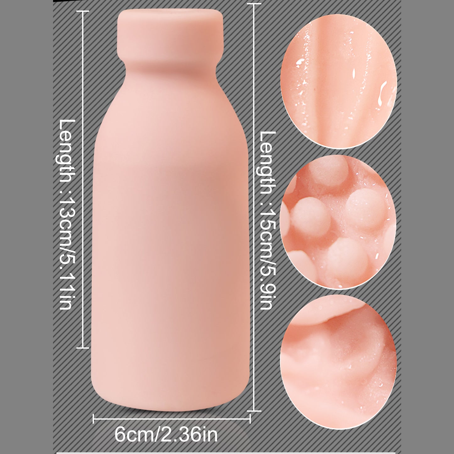 Mini Milk Bottle Male Masturbator, Masturbators Cup, Adult Sex Toys, Sex Dolls For Men Sexy Pleasure