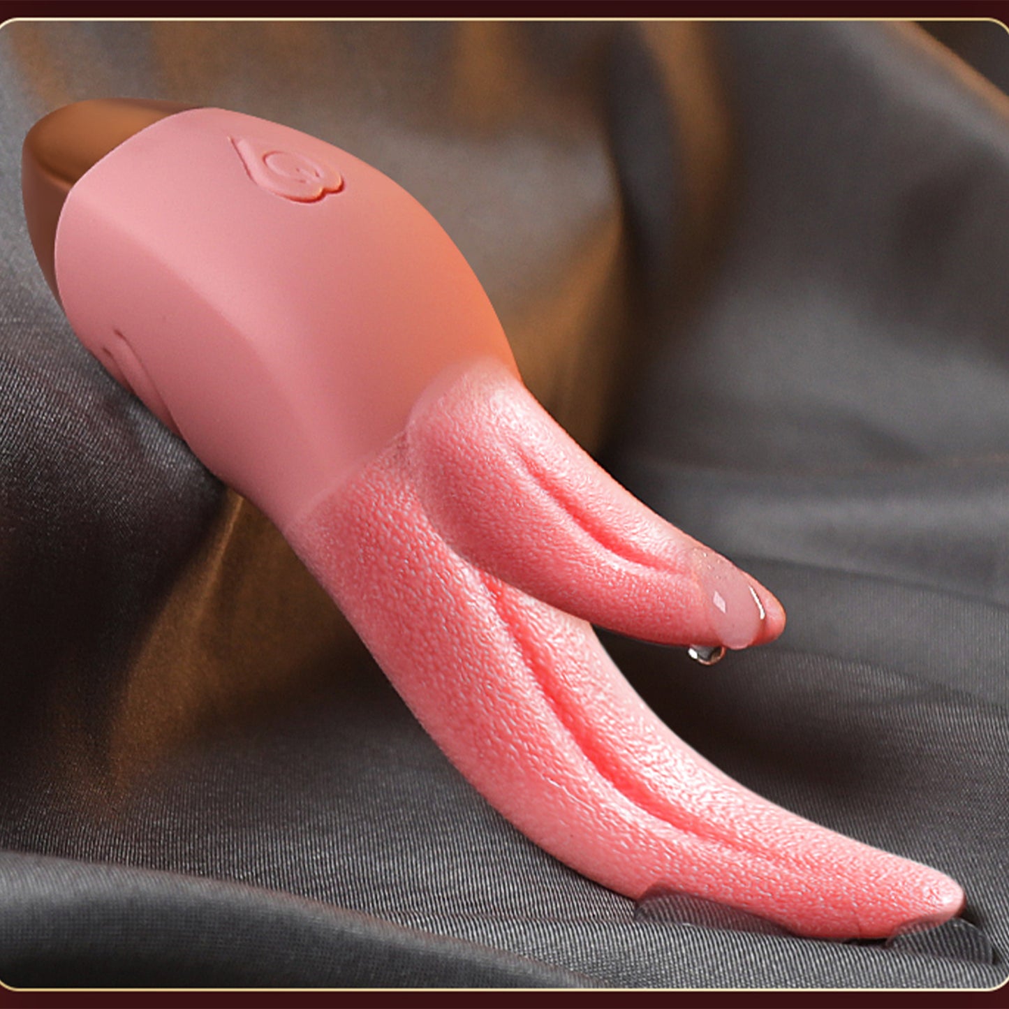 Simulated Tongue Vibrating Pleasure Sex Toy Heating Multi-function
