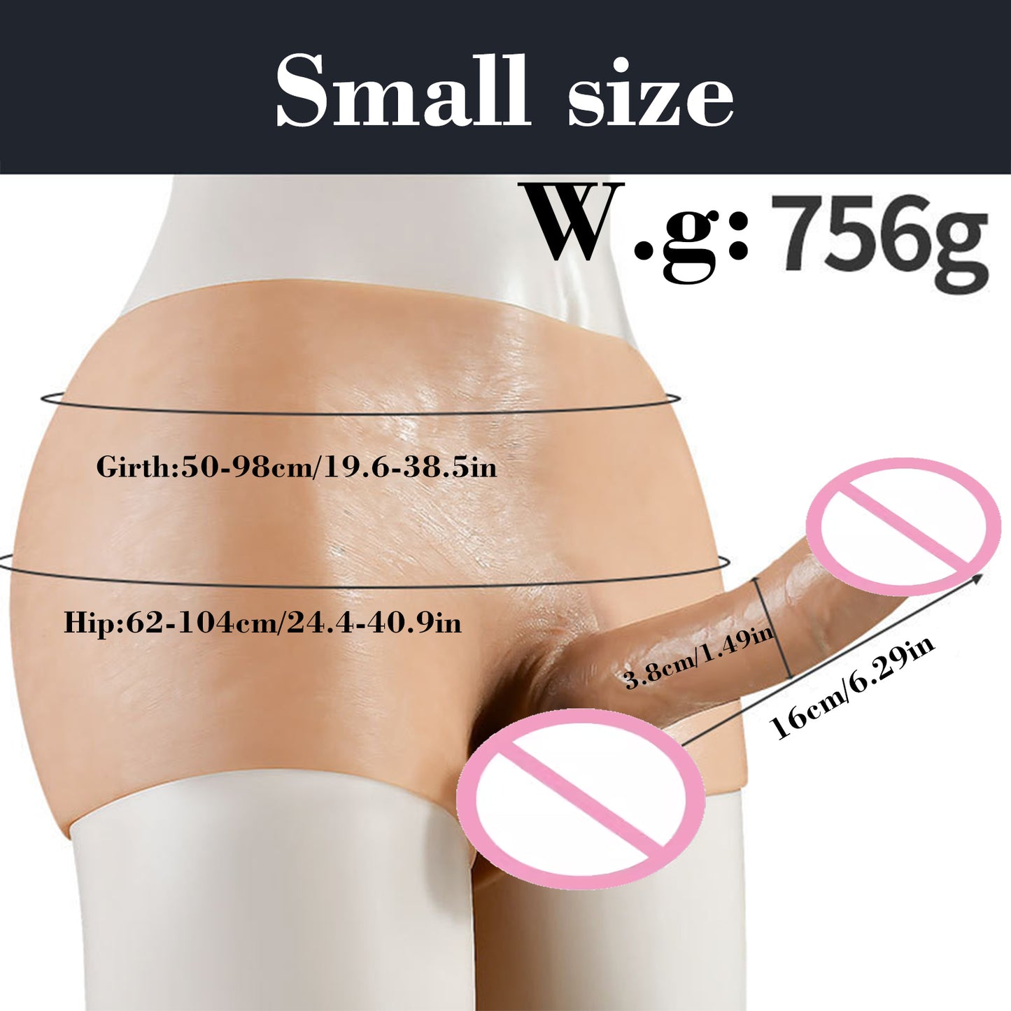 Realistic Hollow and Solid Dildo Shorts Wearable Silicone Panties Dildo Soft Sex Toy for Two Lesbian or Gay Adults Anal Dildo 18+