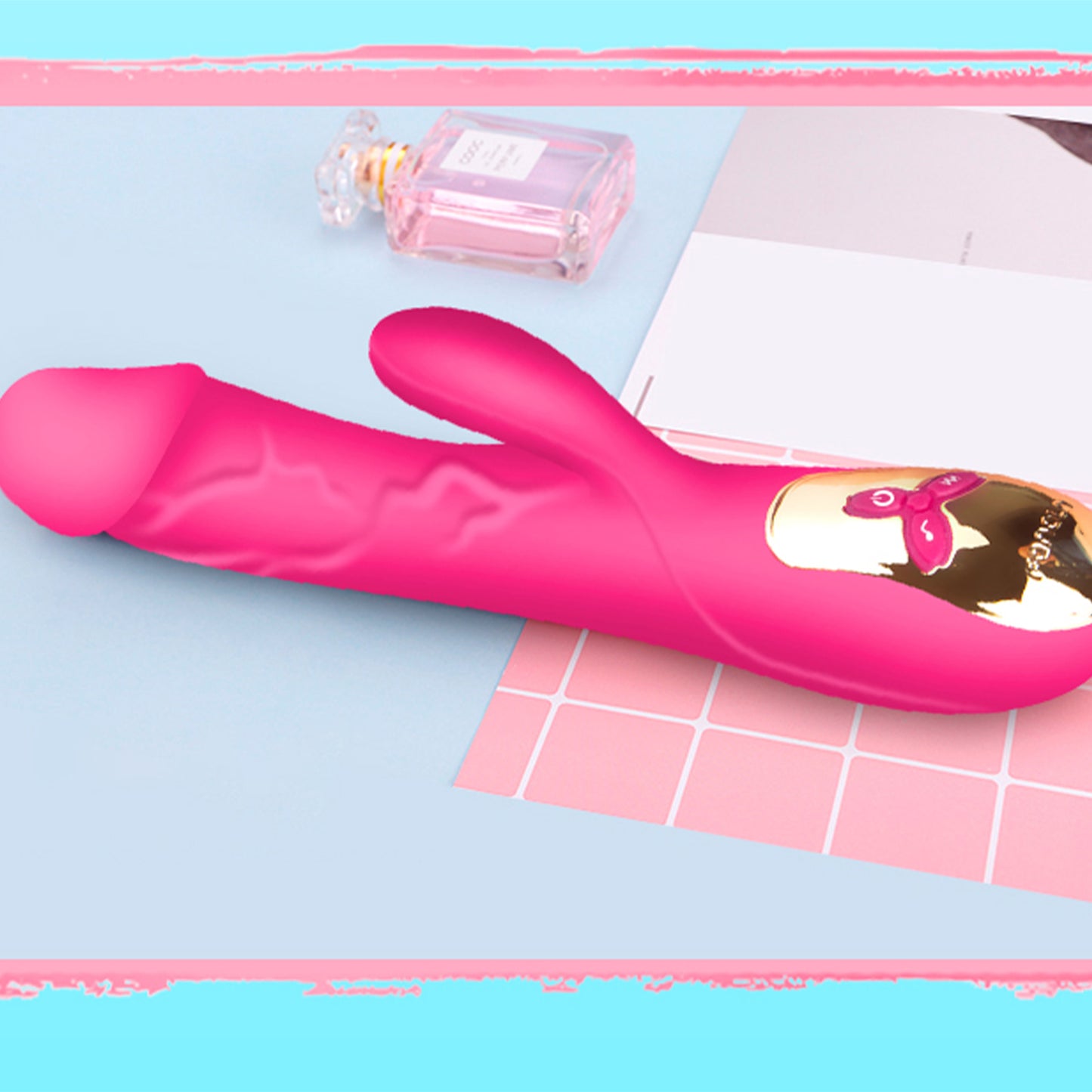 Thrusting Dildo Vibrator Clitoral Waterproof Rechargeable Vibrator Motor Stimulator Adult Sex Toys For Women