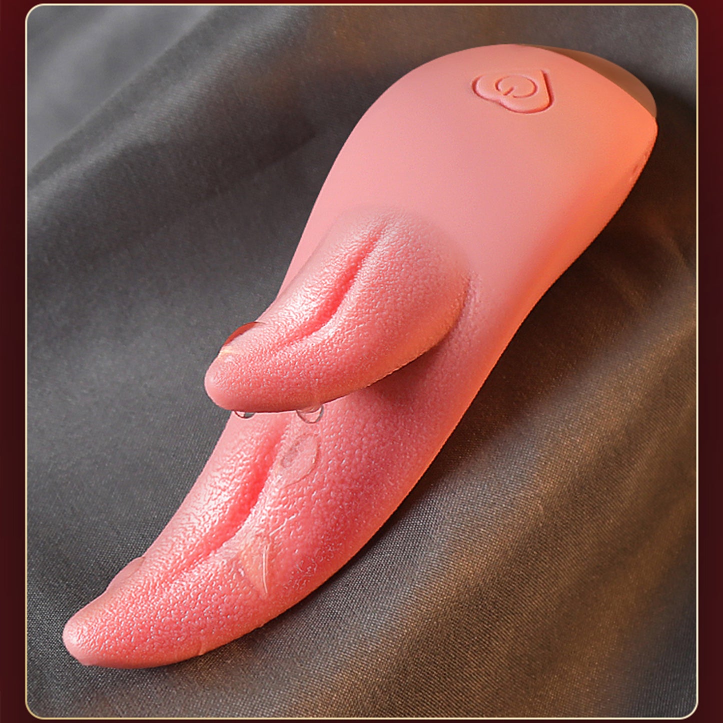 Simulated Tongue Vibrating Pleasure Sex Toy Heating Multi-function