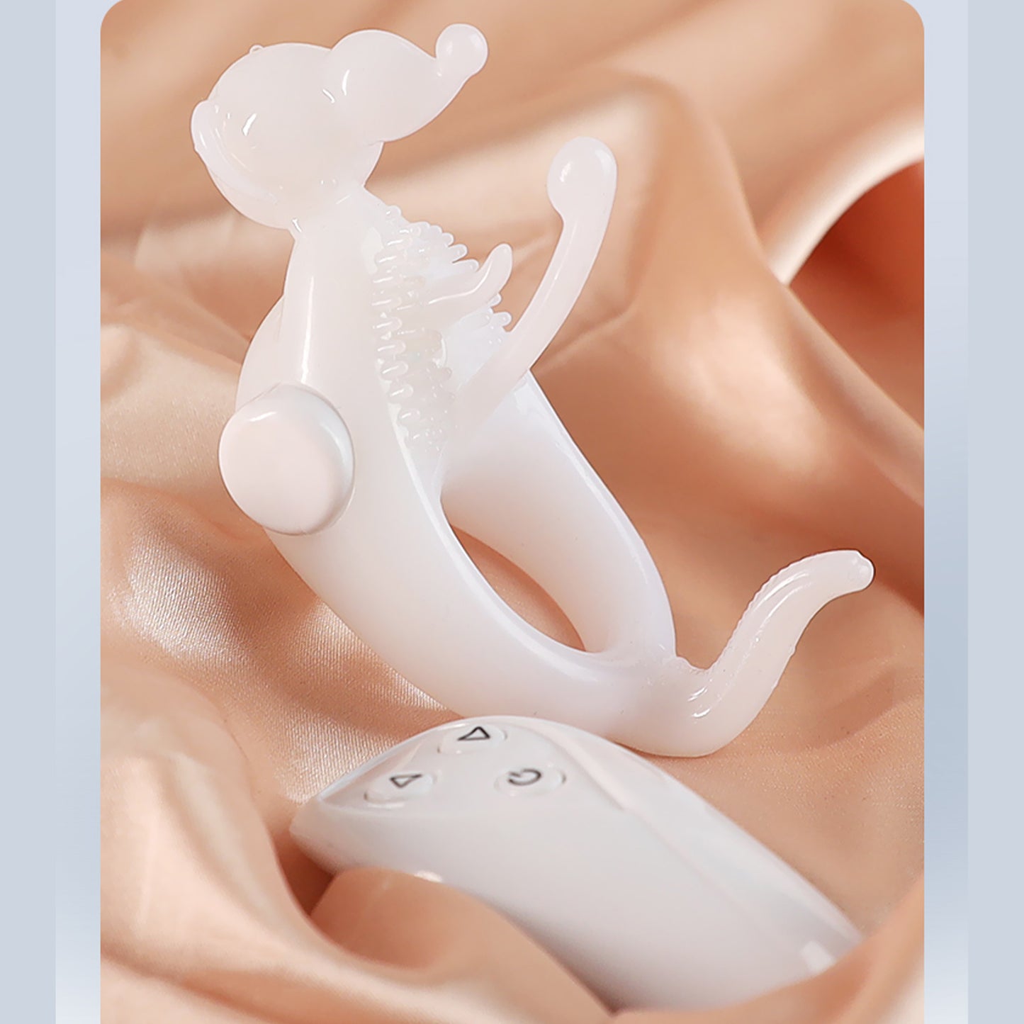 Baby Elephant Vibrating Penis Ring Semen Remote Control Male Sperm Locking Vibrator Men's Delay