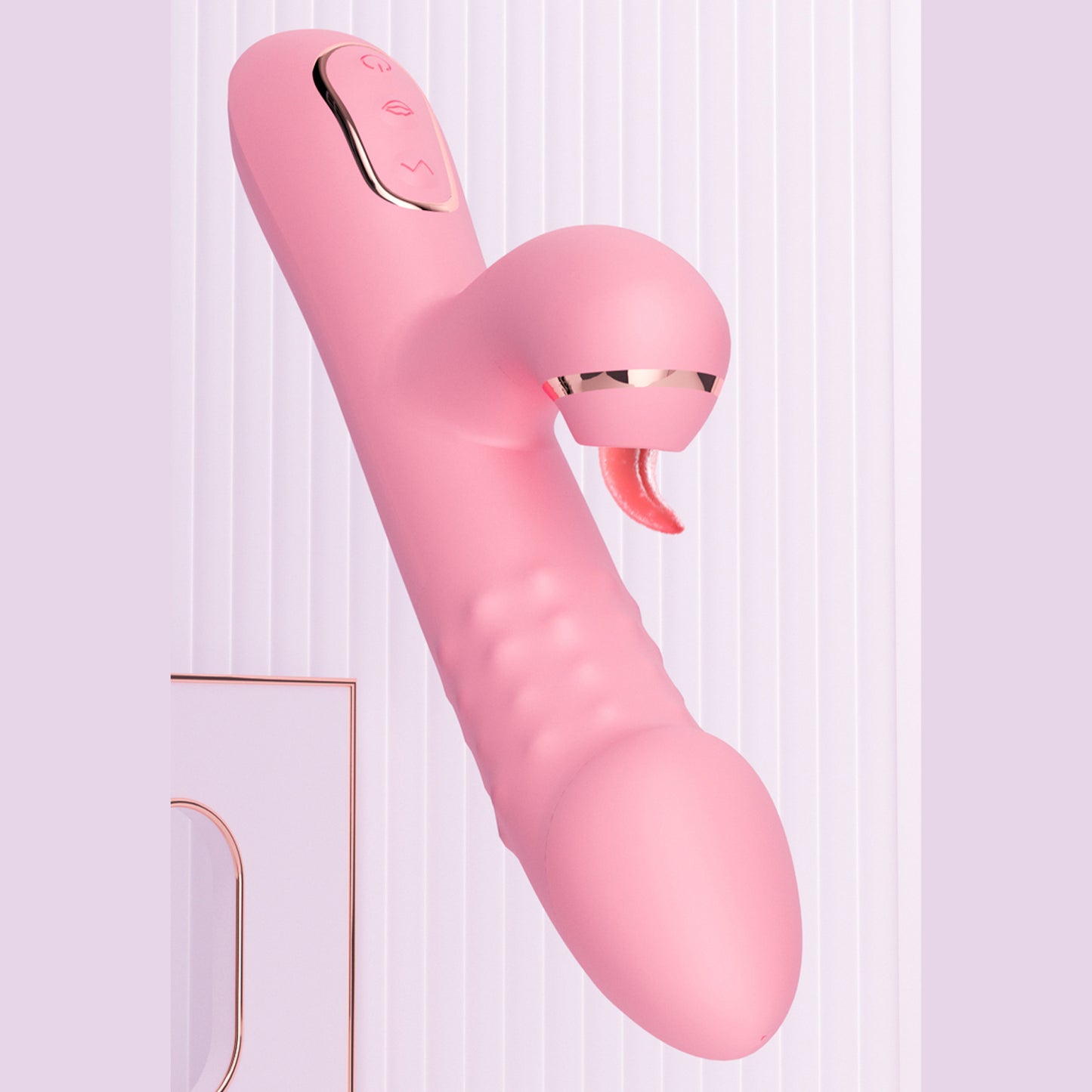 Stimulation,Waterproof Dildo with Many Powerful Vibrations Dual Motor Stimulator for Women