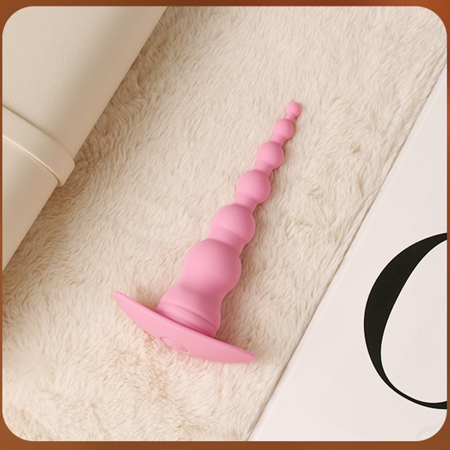 Vibrating Anal Probe -- Flexible Silicone Anal Sex Toy Bulet Vibrator for Adult