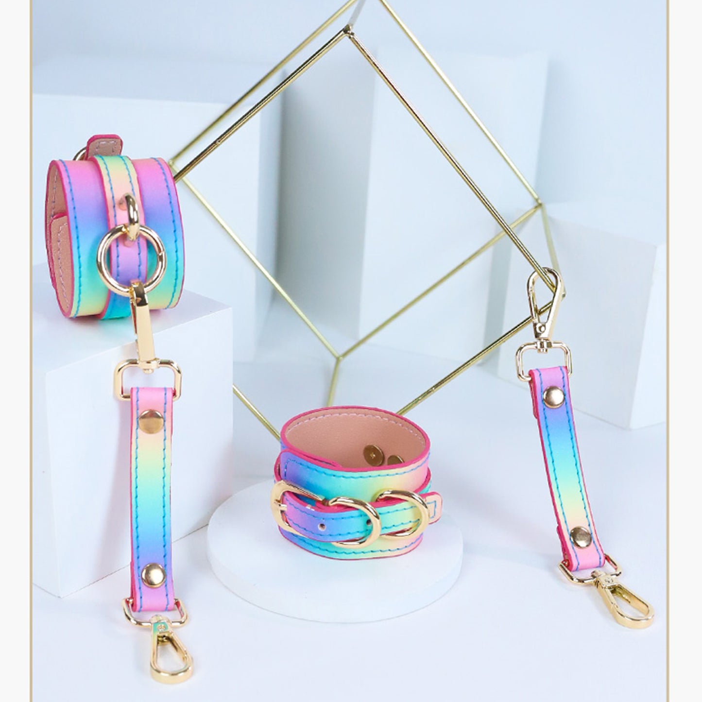Adult Toys SM Sex Toys Bdsm Bondage Eight Piece Set Handcuffs Collar Gag Whip Anal Plug Sex Toy 18+ Couple Sex Toy