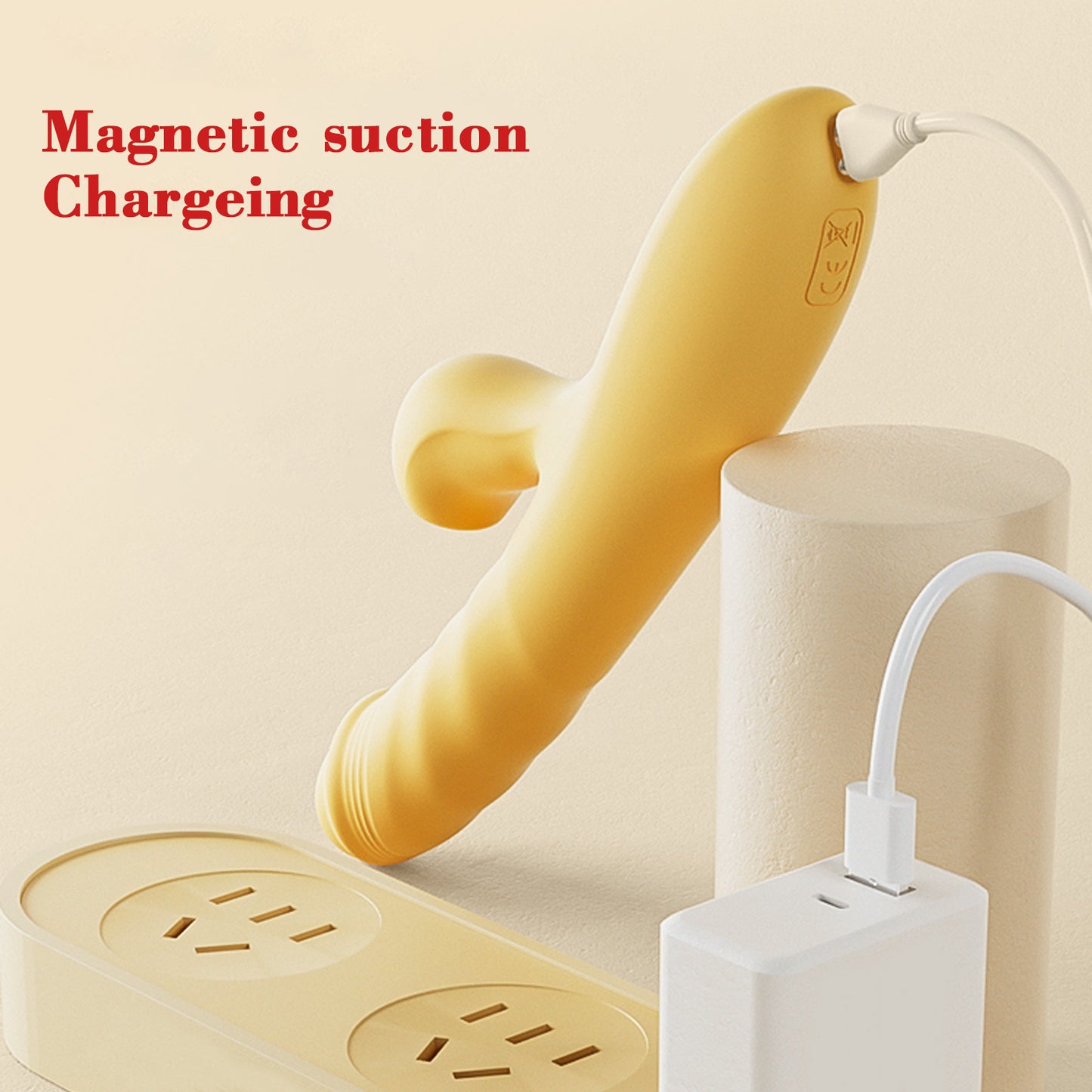 Women's Sex Toys Liquid Crystal Frequency Conversion Vibrator Telescopic Suck