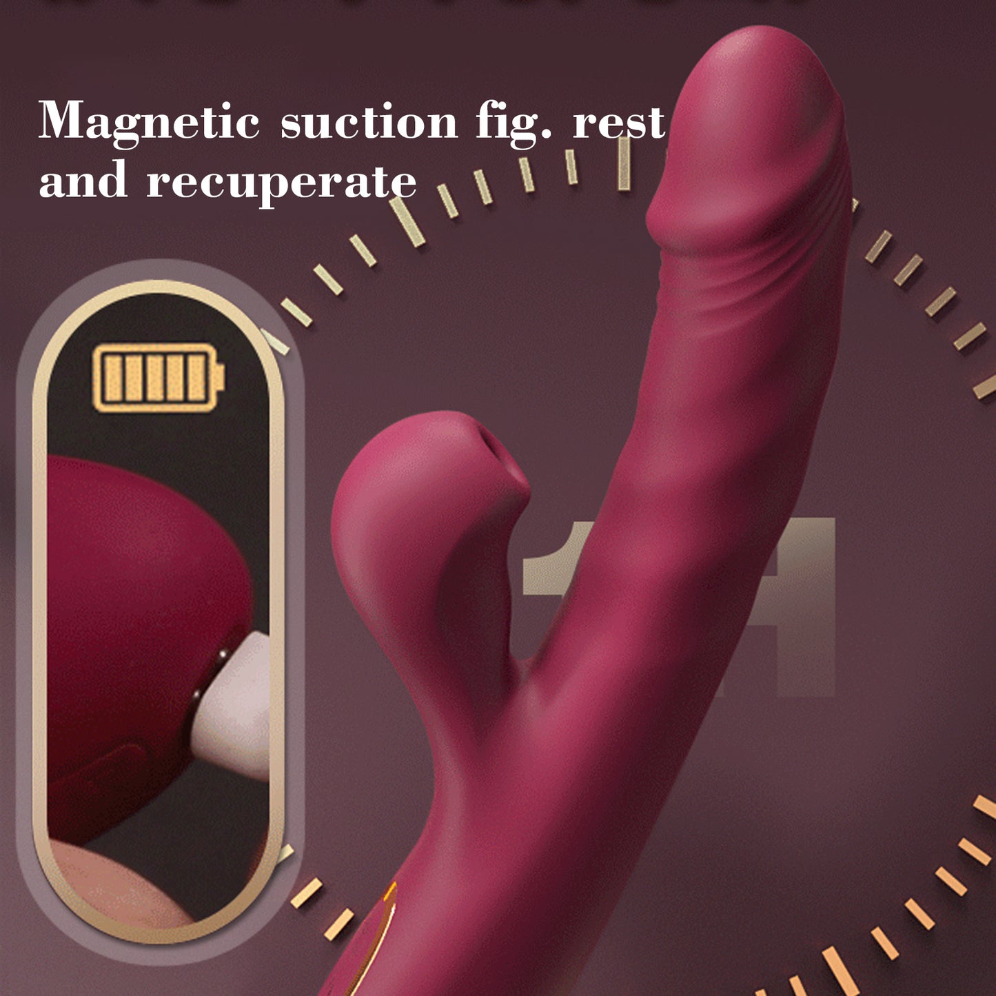 Vibrating Stick for Women Vibration Spinning bead Telescopic Mantric Rechargeable