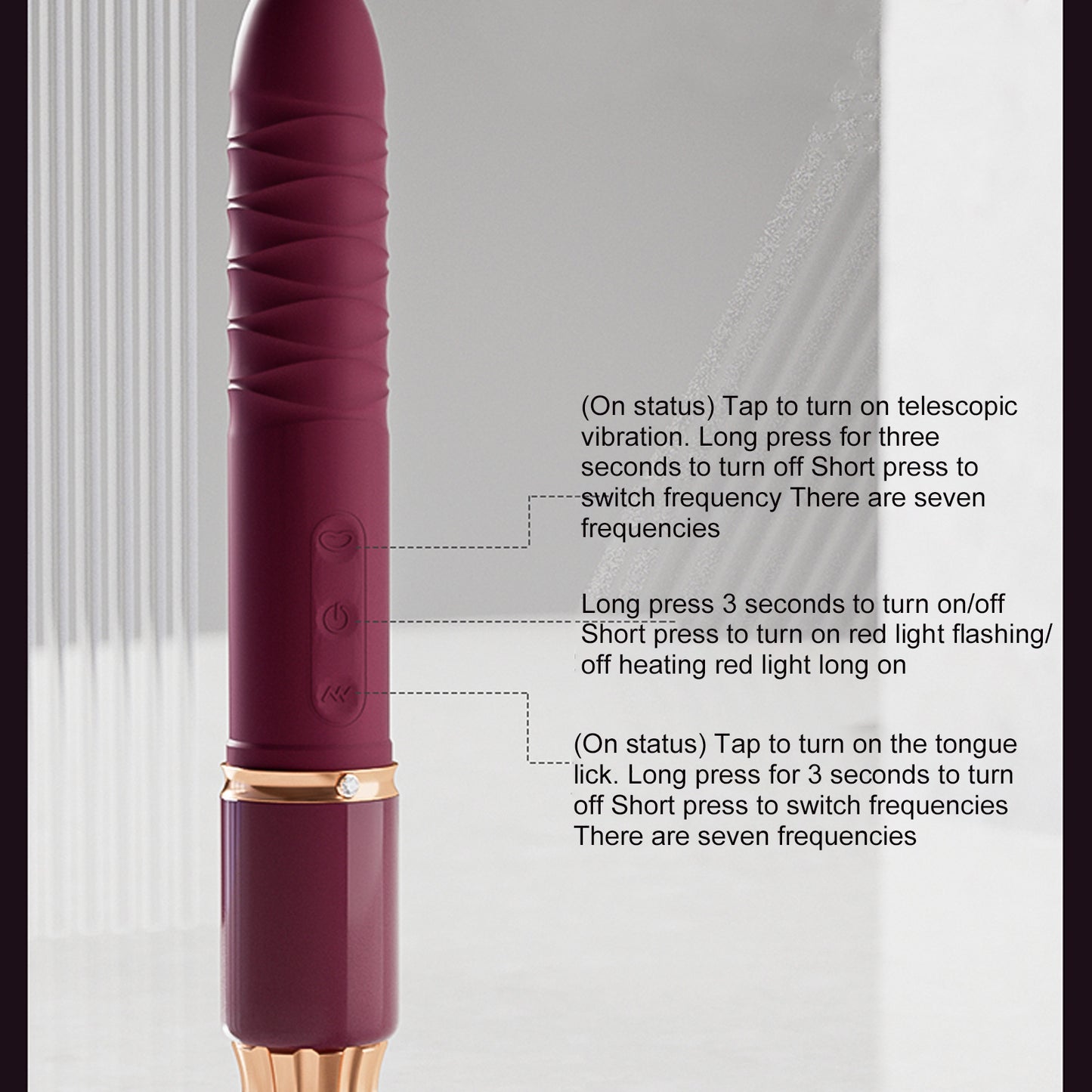 Multi-frequency Waterproof Vibrator for Women Dildo Sex Toys Multi-Speed Vibrator