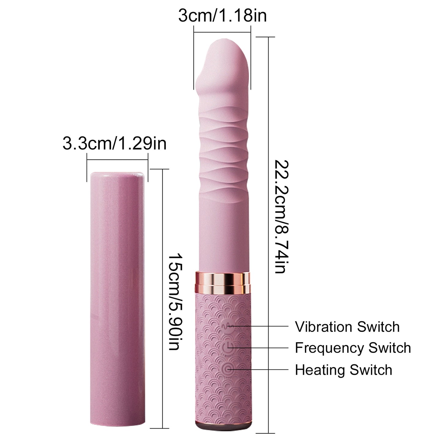 Vibrator Sex Toys Adults Erotic Intimate telescopic swing Dildo for Women