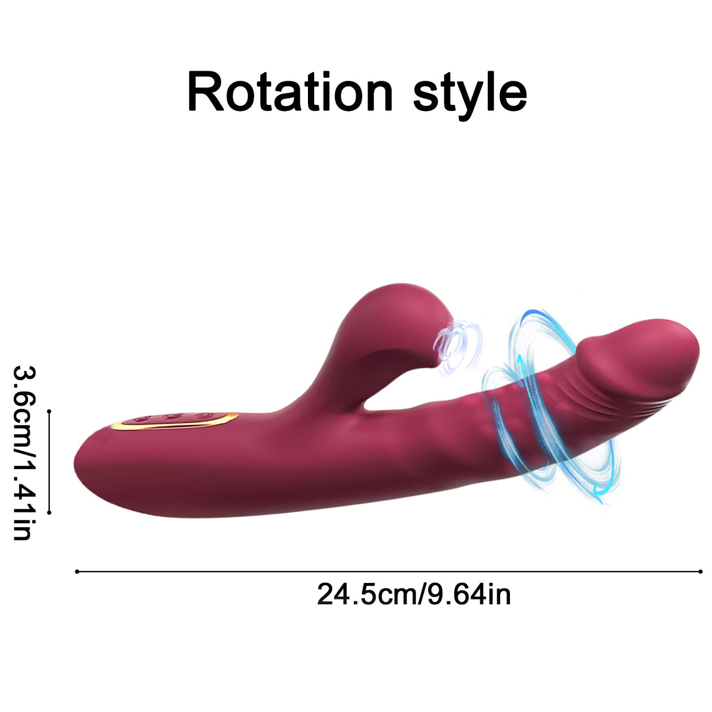Vibrating Stick for Women Vibration Spinning bead Telescopic Mantric Rechargeable