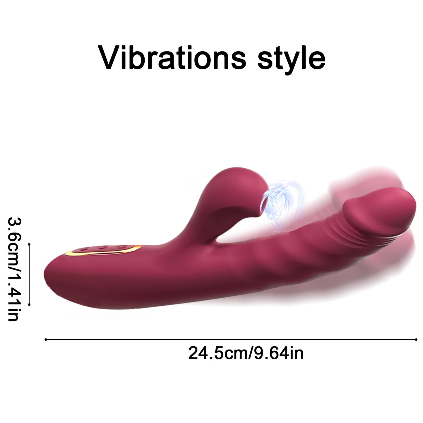 Vibrating Stick for Women Vibration Spinning bead Telescopic Mantric Rechargeable