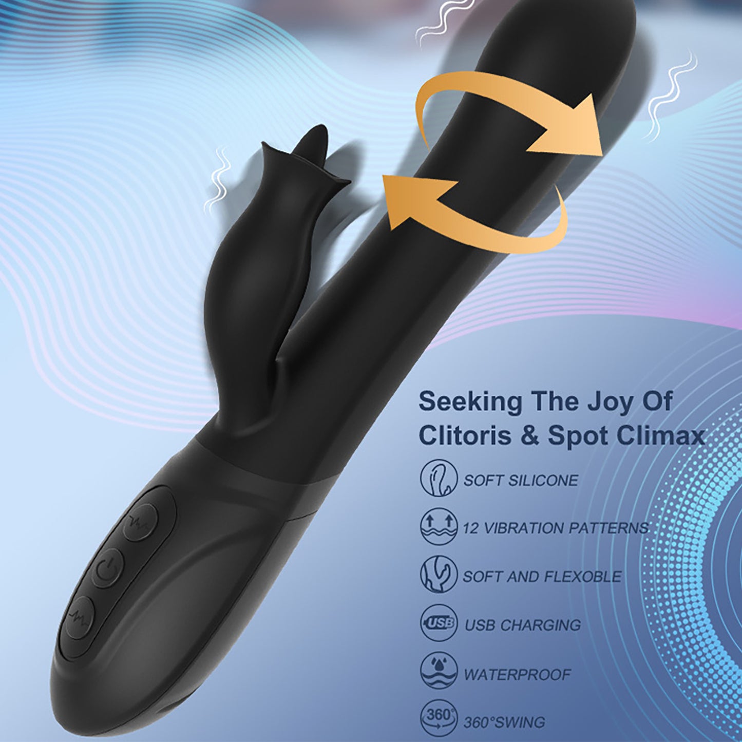Thrusting Dildo Vibrator for Women, Couples Sex Toys Anal Vibrators Dildos, Adult Sex Toy Clitoral Stimulator for Women and Female
