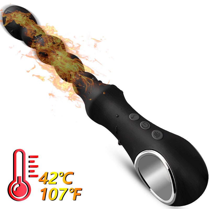 Vibrator Anal Plug Male Beads Prostate Massage Butt Anal Sex Toys Goods for Couples Orgasm Masturbate 7 Vibration Frequencies 18