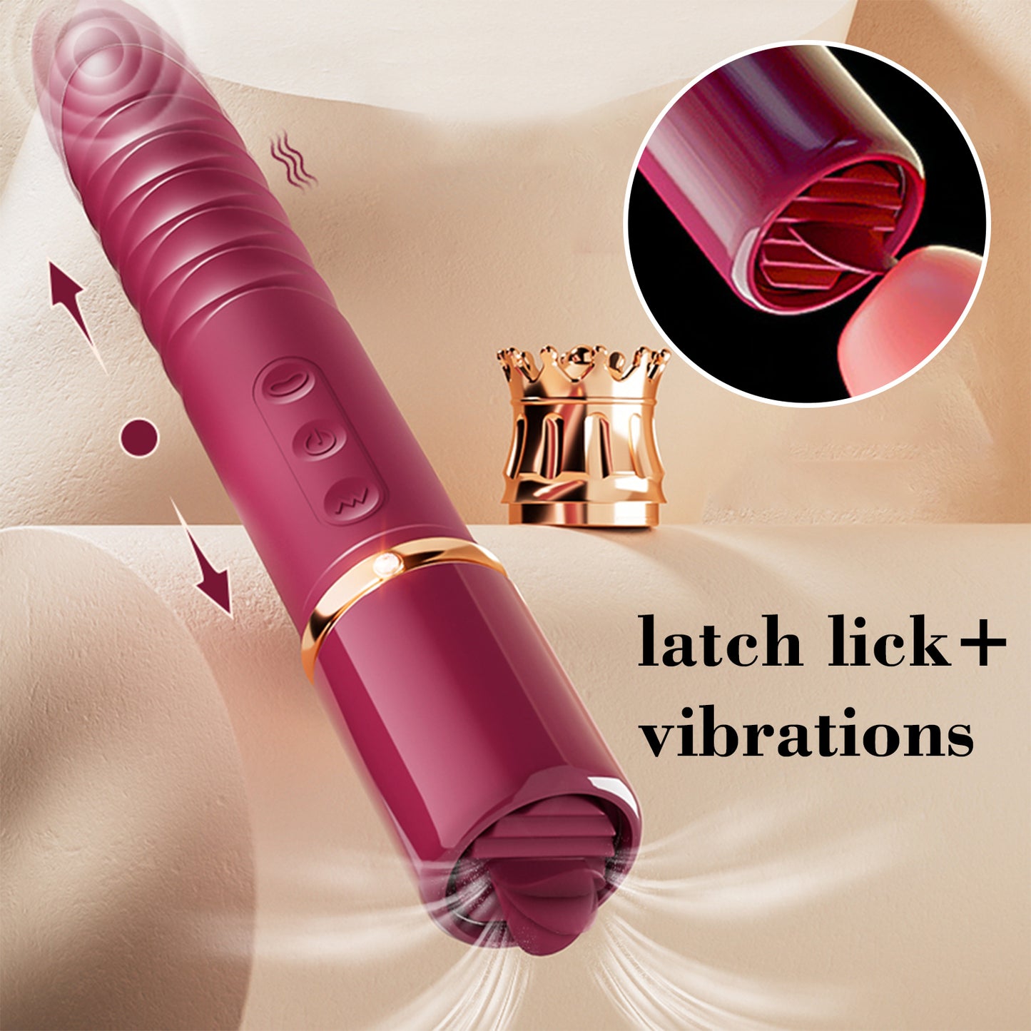 Multi-frequency Waterproof Vibrator for Women Dildo Sex Toys Multi-Speed Vibrator
