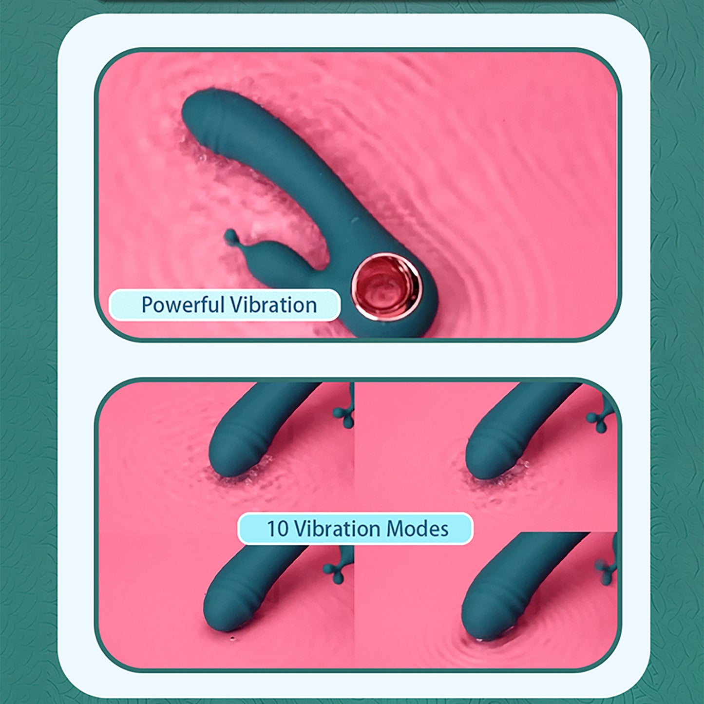 Sex Toys for Clitoral Licking G Spot Stimulation,Waterproof Dildo Waterproof Rabbit Vibrator Sex Toys 18+