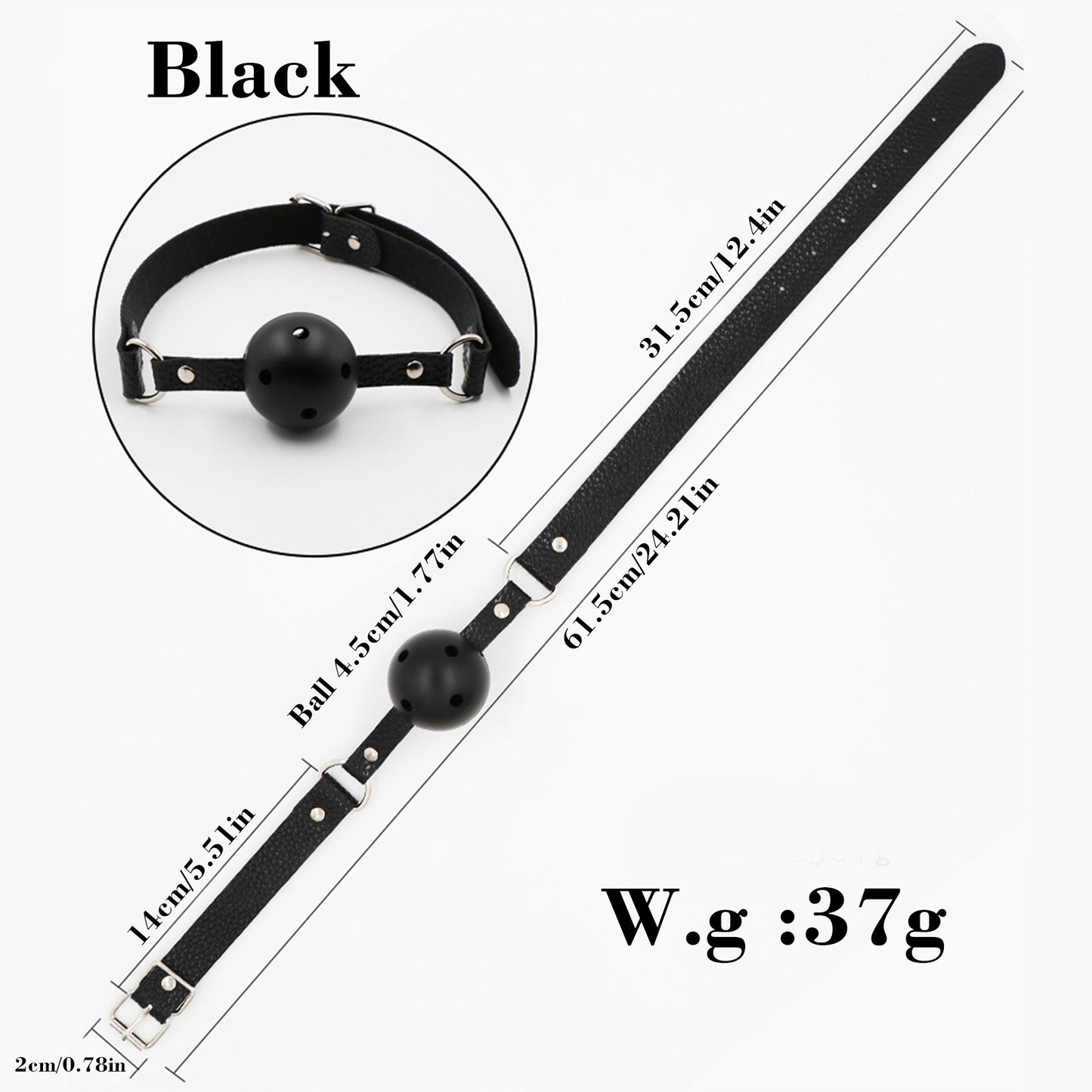 Sexual Bondage BDSM Kit Restraint - Upgraded 3-piece set of leg straps, blindfold, oral ball adult game sex toys for men and women couples