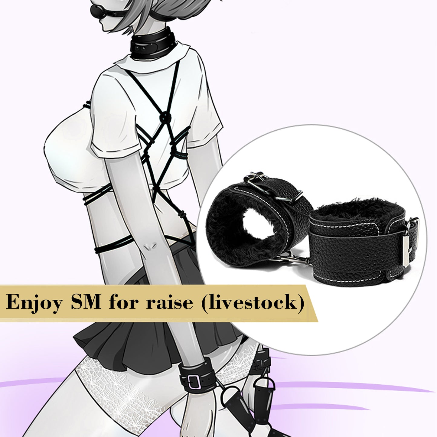 BDSM Restraints Sex Toys Bondage Kits Fetish Restraints Sex Toys Set for Beginners SM Adult Games 18+