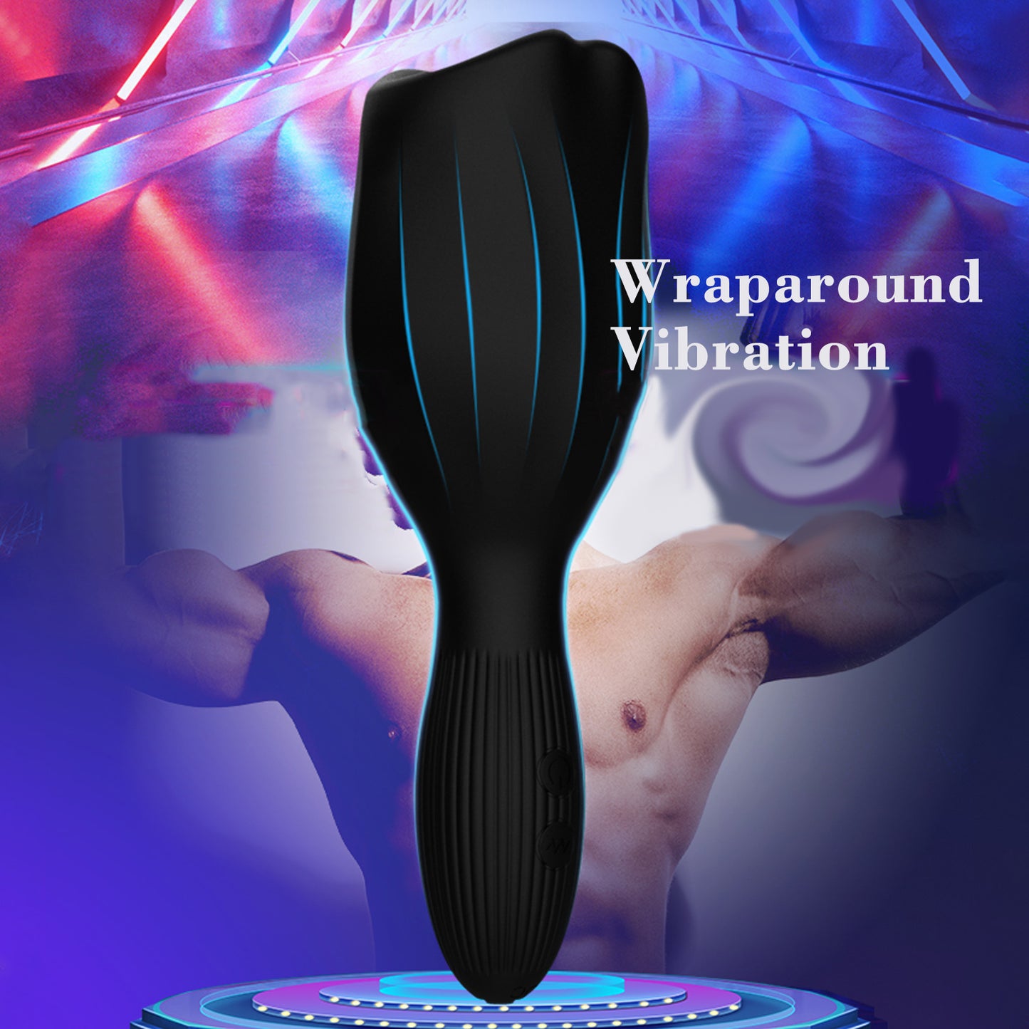Sex Toys Big Mouth Airplane Cup Men Vibrating Massage Exercise Masturbator