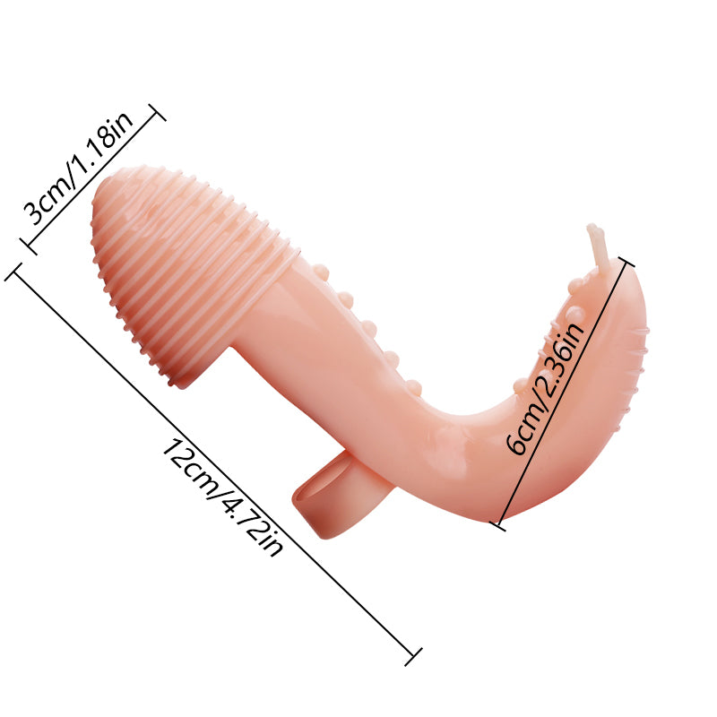 Vibrateur 2 en 1, point G, Stimulation clitoridienne, masseur, boucle de manchette, Masturbation féminine, jouets sexuels pour Couple femmes 18
