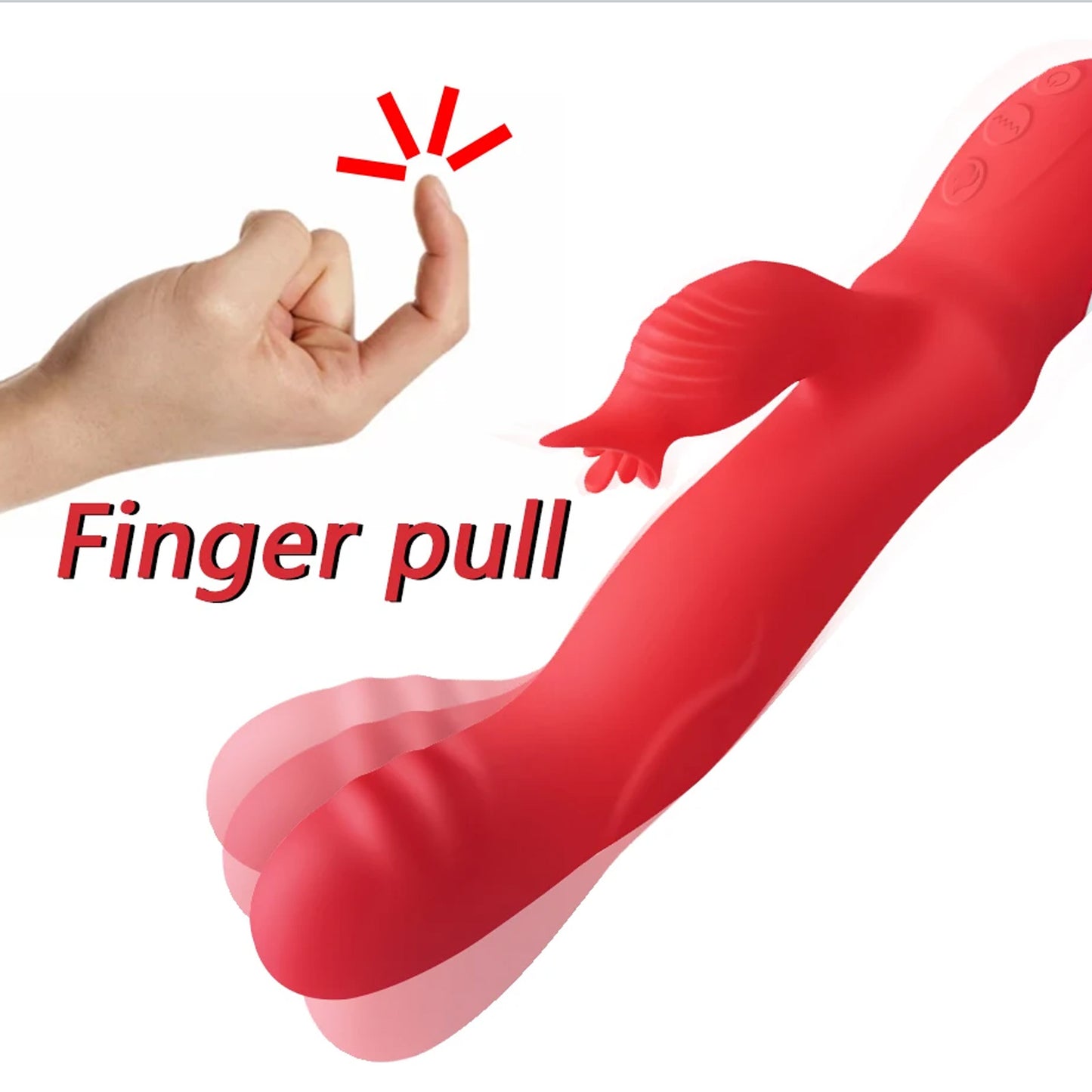 Vibrator Adult Sex Toy Female Vagina Clitoris Nipple G-Spot Stimulator 2 In 1 Dildo Goods for Women Masturbation Massager for 18
