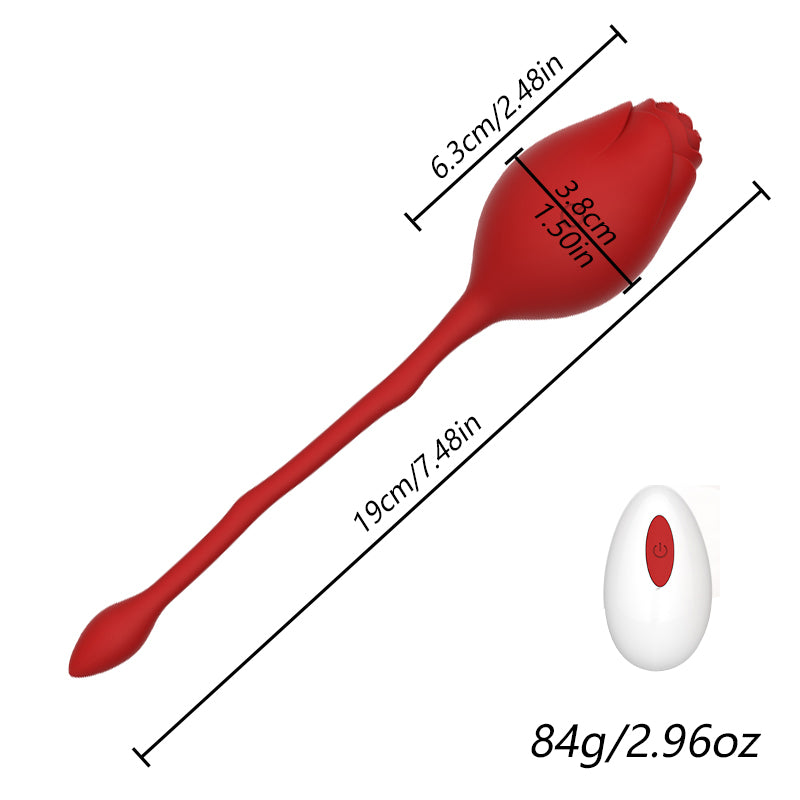 Vibrator Rose Vagina Masturbation Remote Control Female Clitoris Nipple Stimulator Massager Licking G-Spot Dildo Sex Toys 18+