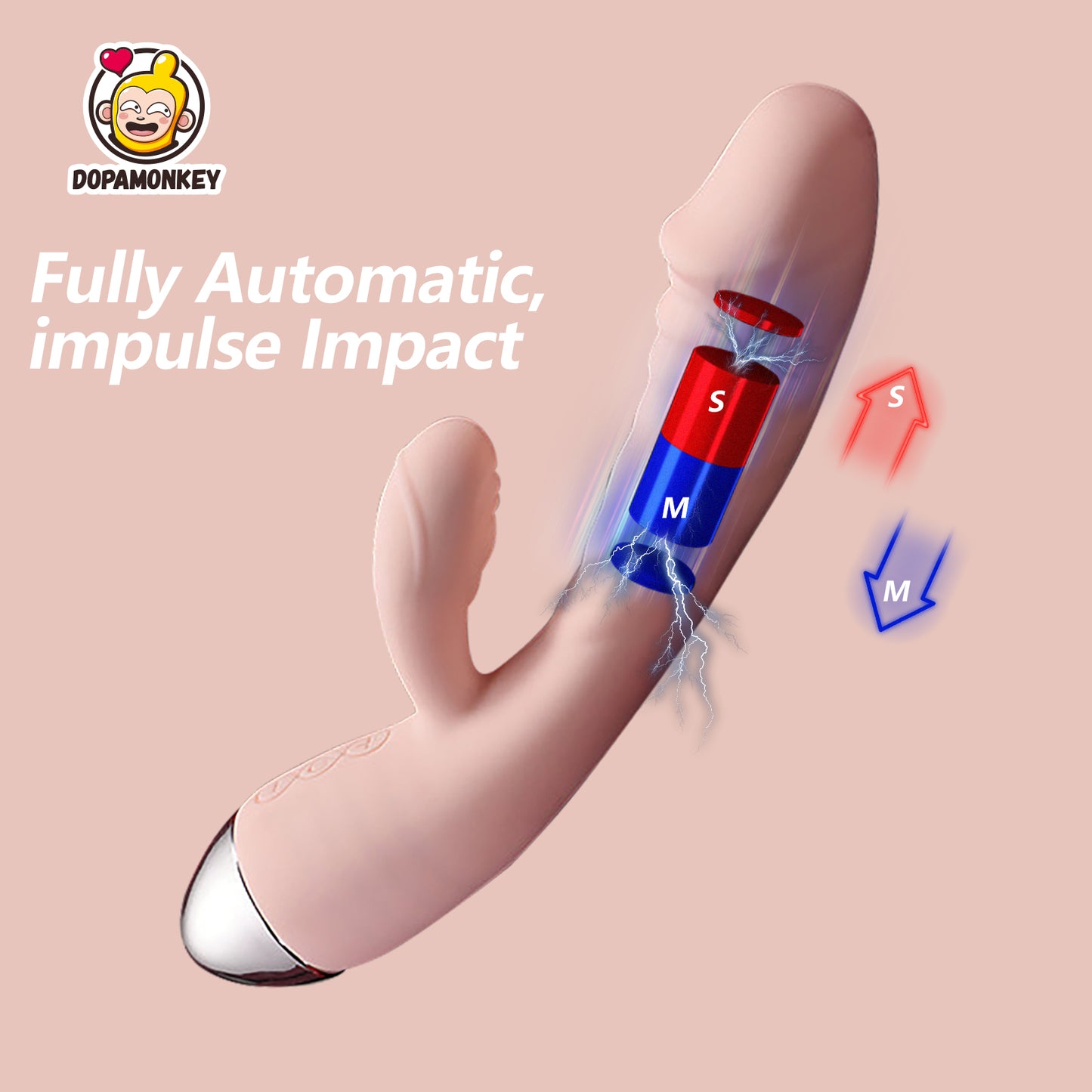 Telescopic vibrating masturbation stick G-spot stimulation pulse vibrator female dildo female adult toy 18 years and over