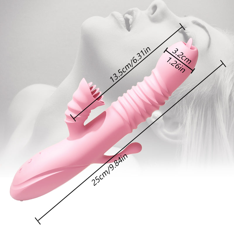 Female Masturbation Vibrator Clitoris Massage Sexy Products 3 In 1 Vibrator Dildo for Women G Spot Adult Goods for Female Couple