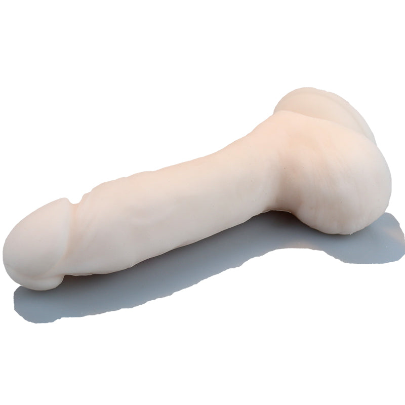Realistic Dildo - Suction Cup Dildo - Beginner Dildo with Flexible Shaft and Balls - Adult Sex Toy for Women