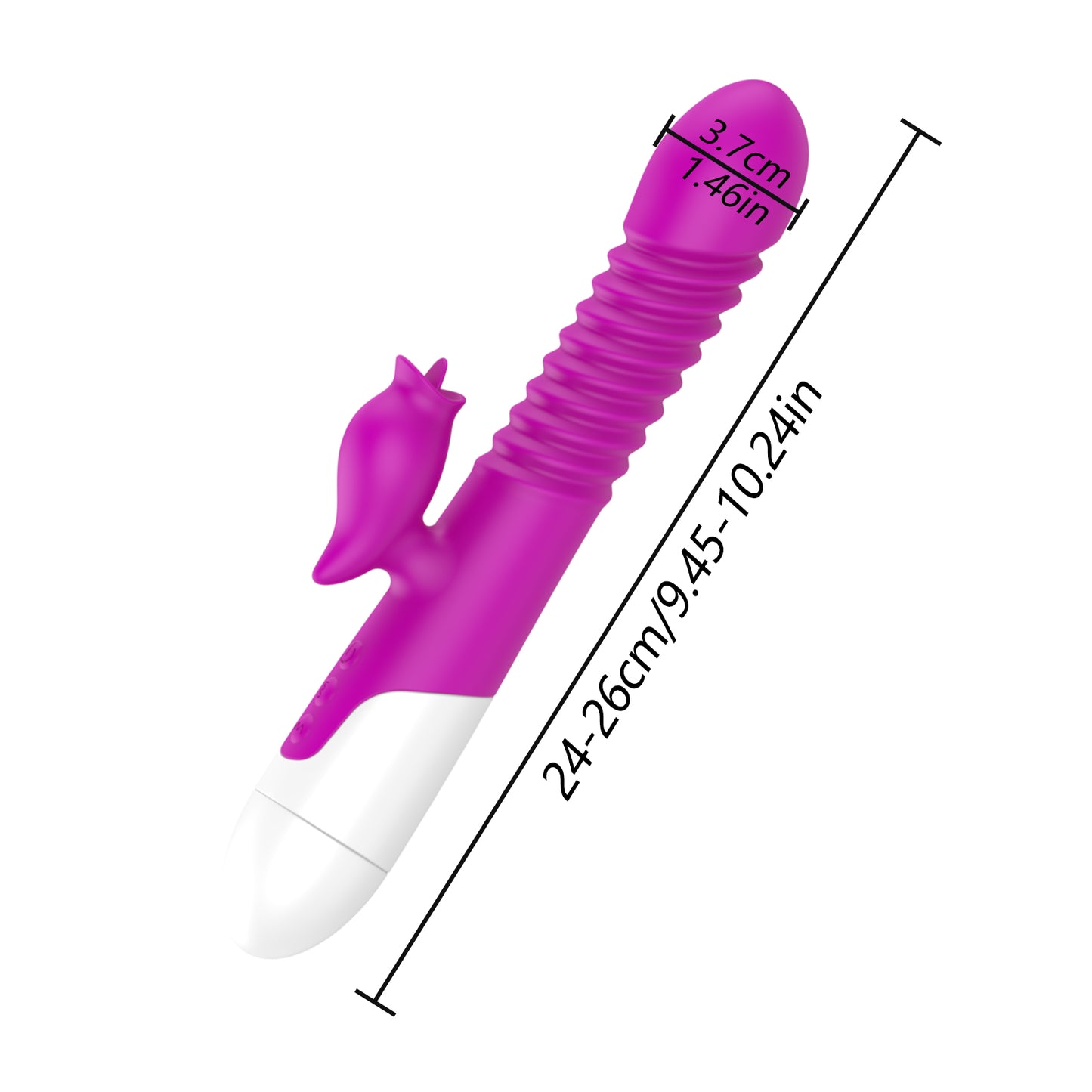 Vibrator for women, pleasure female sex toy, tongue licking, thrusting and heating modes, waterproof adult toy silicone stimulatorVibrator Double Tongue Cunnilingus Telescopic Rotating Dildo Heating Vagina Clitoris Stimulate Vibrator